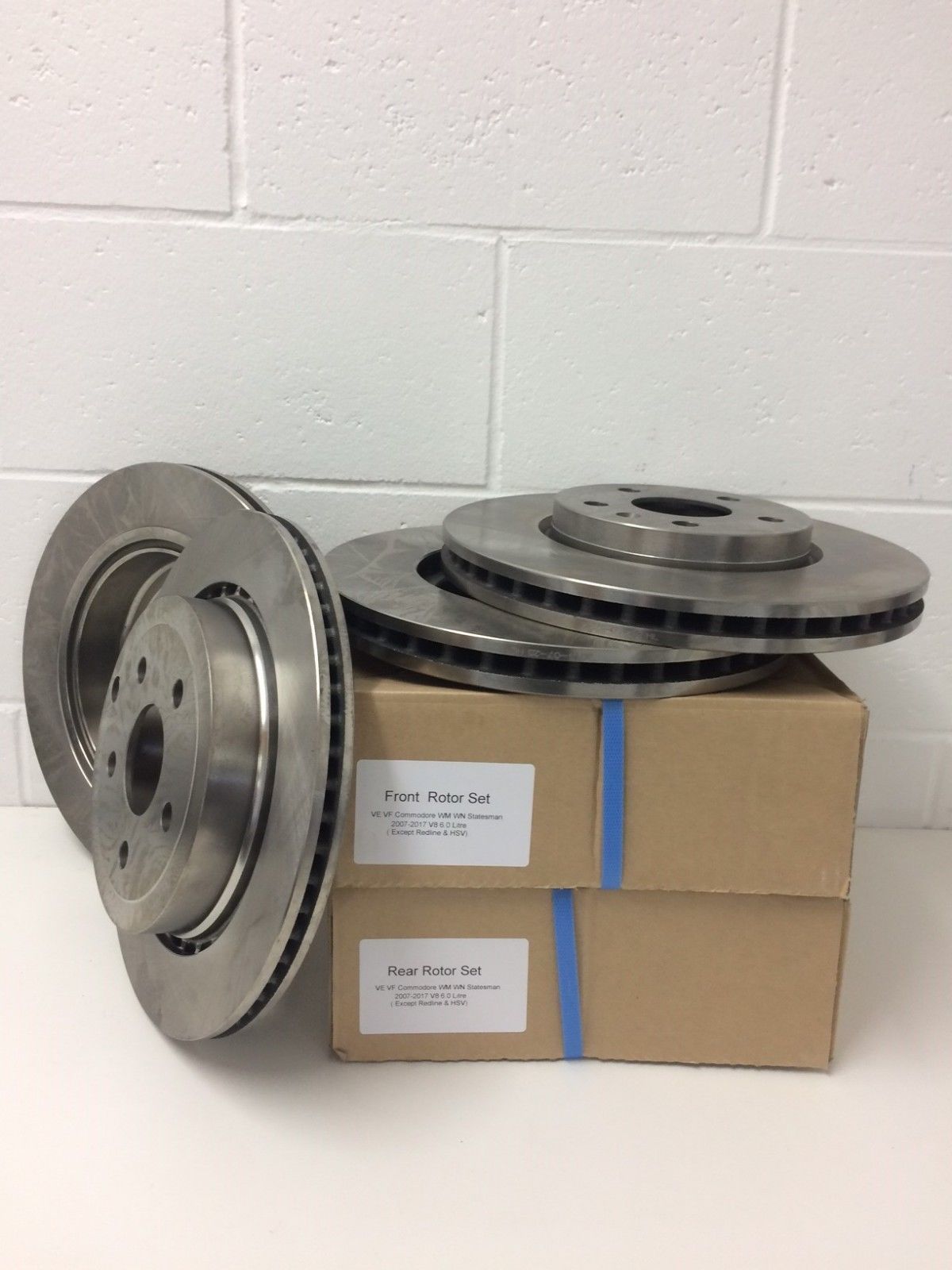 High-Performance Holden Brake Rotor Full Set - Compatible with Commodore/Statesman VE VF WM WN V8 6.0L - Perfect for Racing, Daily Driving & Heavy-Duty Use