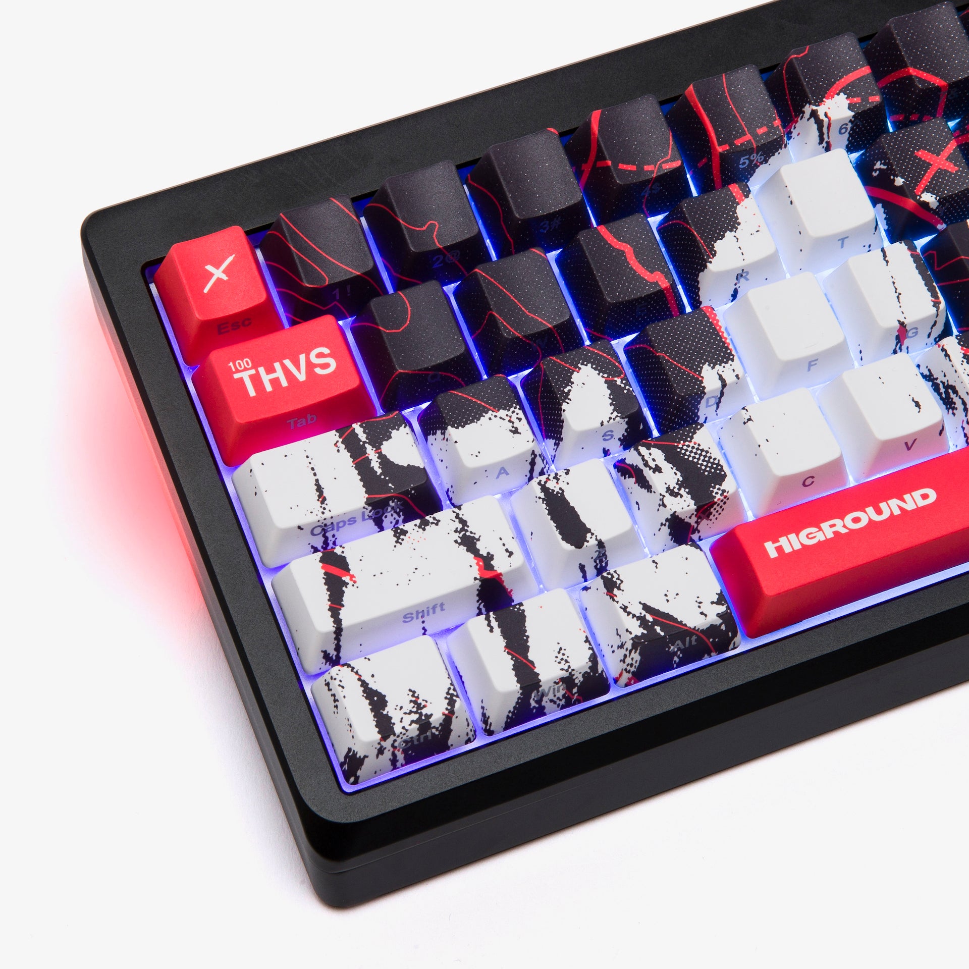 100T x HG Summit 65 Mechanical Keyboard - Onyx Black | Compact 65% Layout, Hot-Swappable Switches | Perfect for Gaming, Typing & Office Work