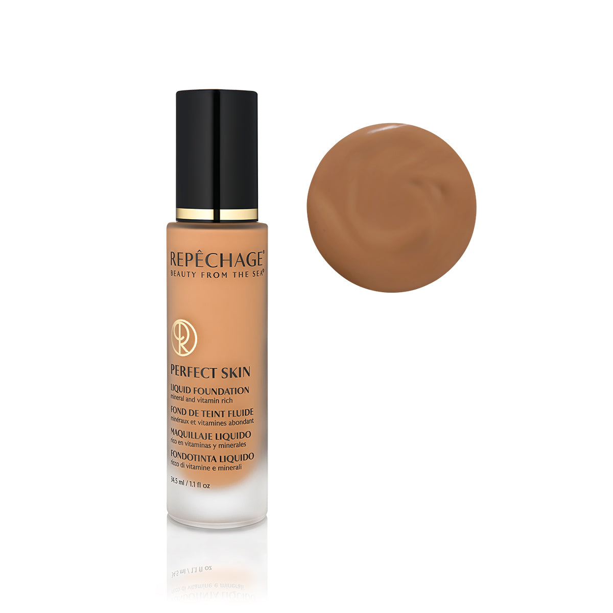 Perfect Skin Liquid Foundation - Golden Tone (PS5N) | Flawless Coverage & Natural Glow for Everyday Wear & Special Occasions