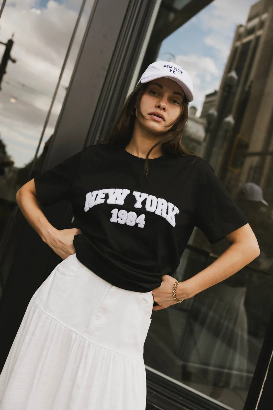 NYC Textured Graphic Tee - Trendy Urban Streetwear T-Shirt for Men & Women | Perfect for Casual Outfits, Street Style & City Exploration