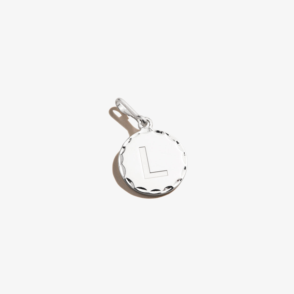 Initial Letter L Charm Pendant - Sterling Silver or Gold Plated Necklace for Women - Perfect for Gifts, Birthdays & Everyday Elegance
