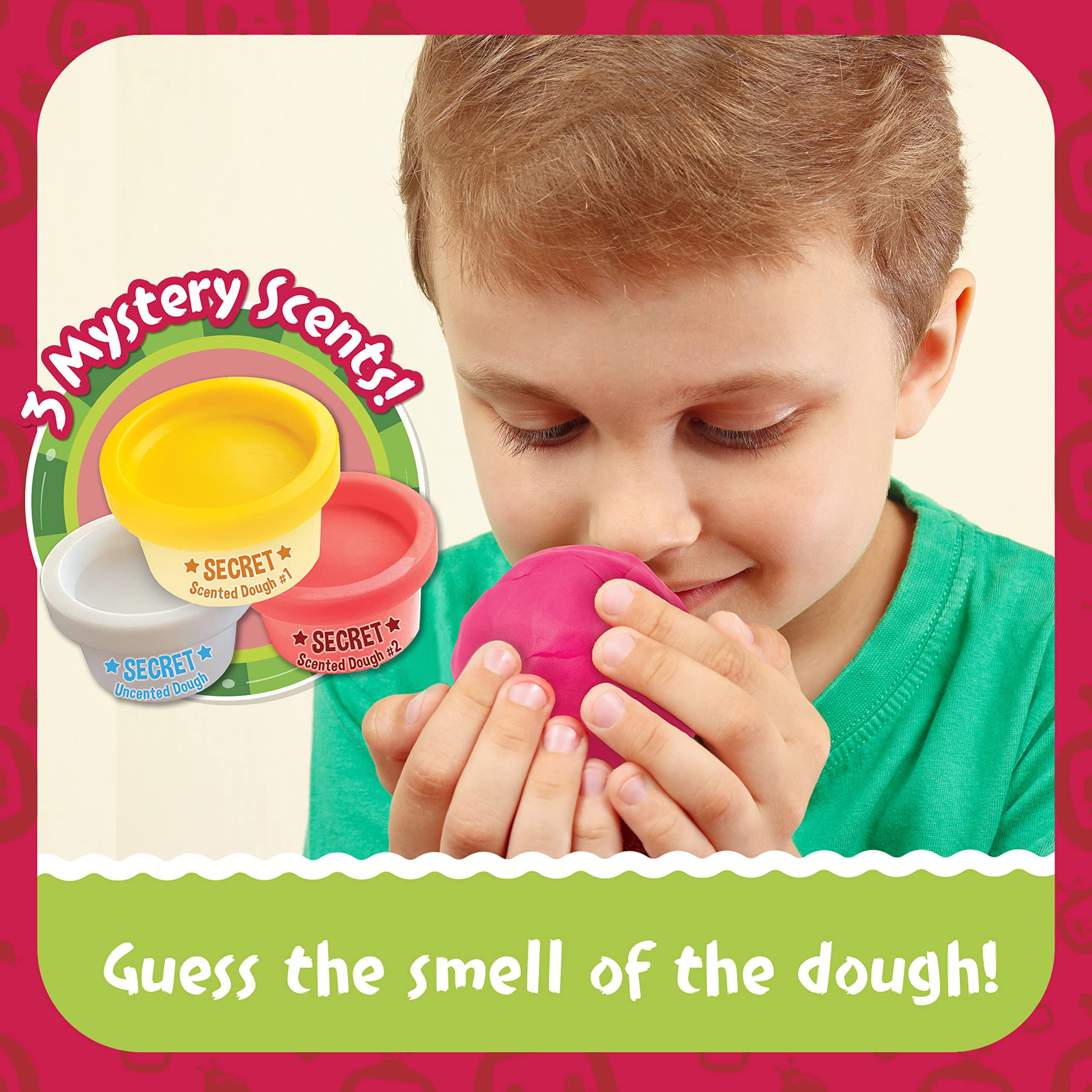 Cocomelon Kids Sensory Science Kit - 5 Fun STEM Learning Experiments with Scented Play Dough, Textured Sensory Balls & Magnifying Glass - Perfect for Preschool Learning, Birthday Gifts & Classroom Activities