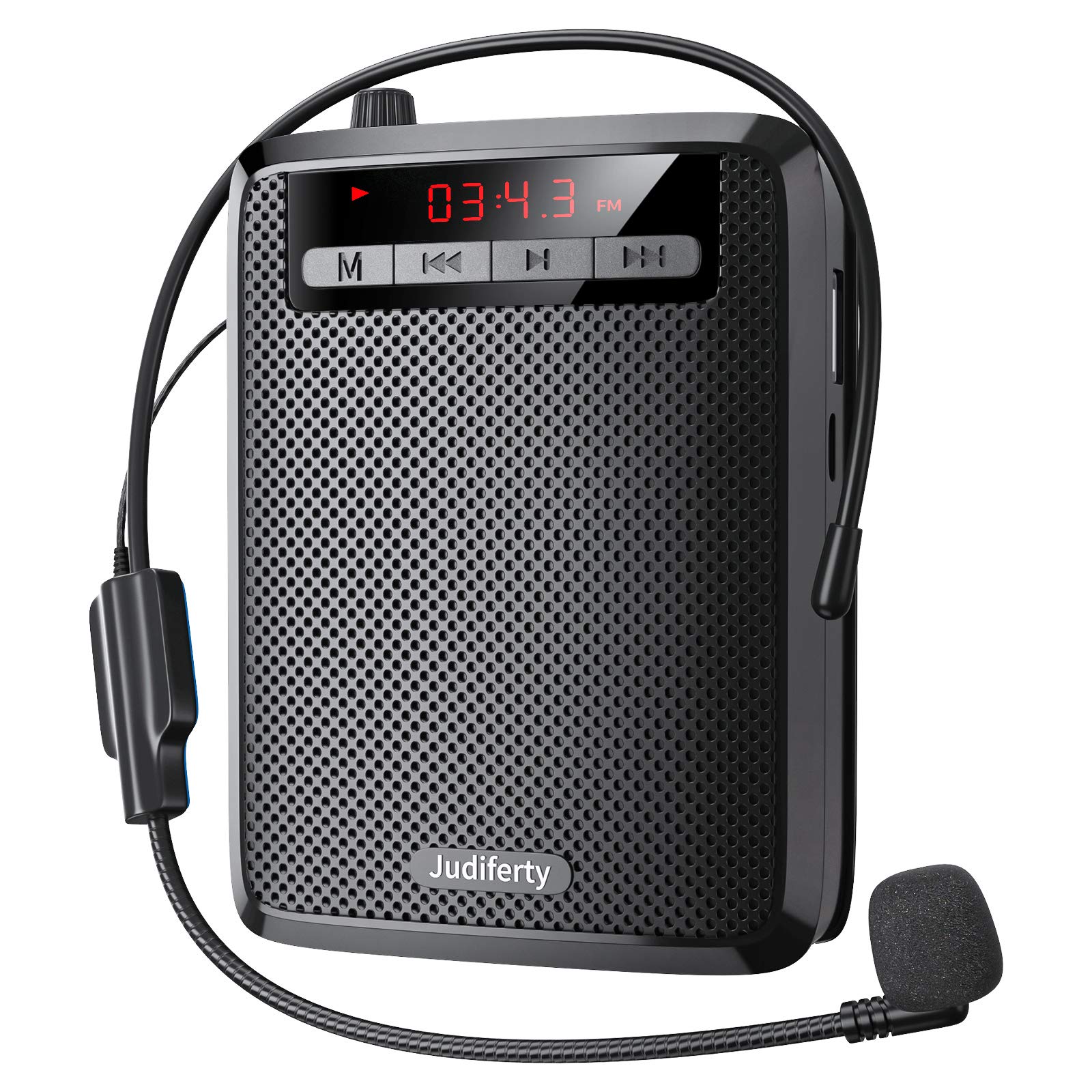 Portable Voice Amplifier with Bluetooth - Wireless Microphone Speaker for Teachers, Tour Guides & Meetings | Ideal for Classroom, Outdoor Events & Public Speaking