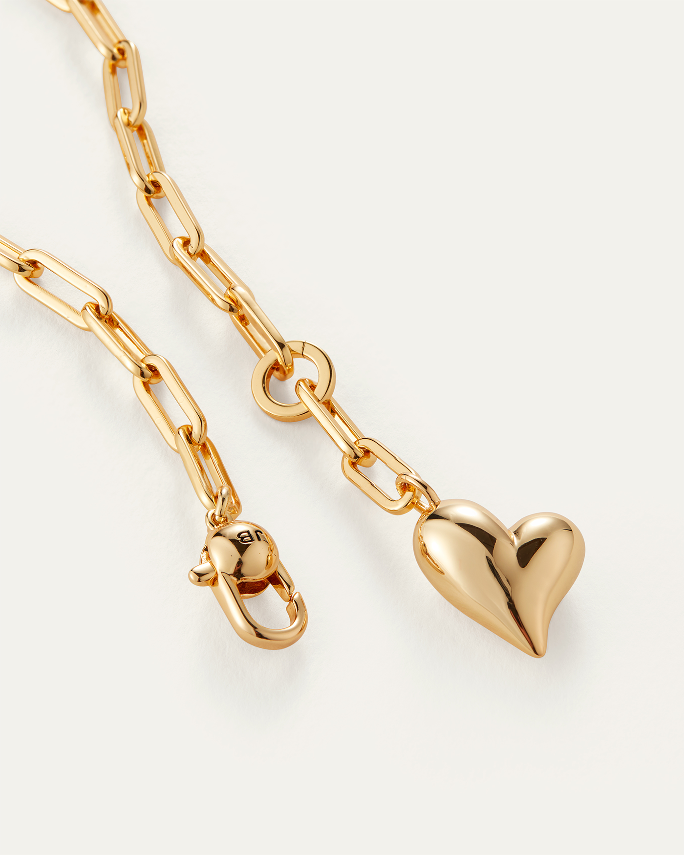 Puffy Heart Necklace for Women - 18K Gold Plated Dainty Heart Pendant with Adjustable Chain - Perfect for Valentine's Day Gifts, Anniversary & Romantic Occasions