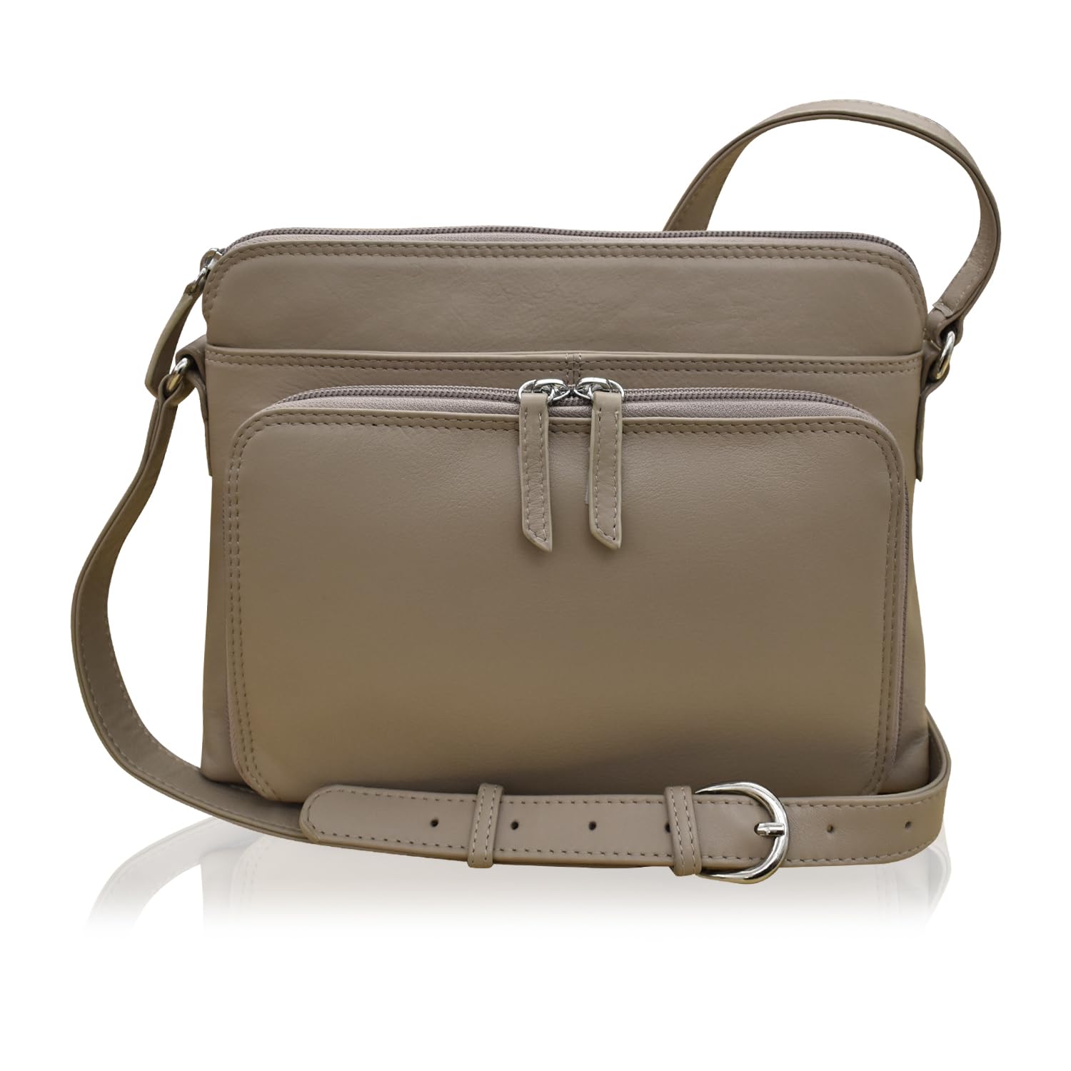 Genuine Leather Crossbody Bags for Women - Premium RFID Blocking Shoulder Purse with Adjustable Strap | Fashionable & Secure Handbag for Work, Travel & Everyday Use