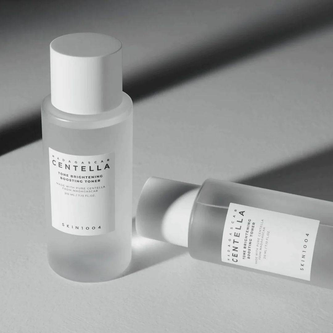 SKIN1004 Madagascar Centella Tone Brightening Boosting Toner - Korean Skincare for Glowing Skin | Hydrating & Soothing Facial Toner for Sensitive Skin | Perfect for Morning & Night Routine