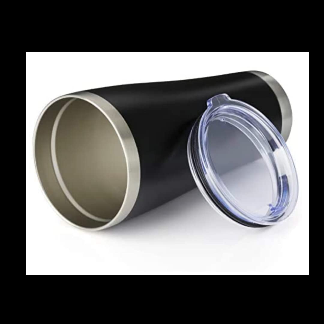 Stainless Steel Insulated Tumbler 30oz - Funny Coffee & Cocktail Cup with Anti-Vax Slogan | Double Wall Vacuum Insulation for Hot/Cold Drinks | Perfect for Office, Gym, Travel & Outdoor Activities