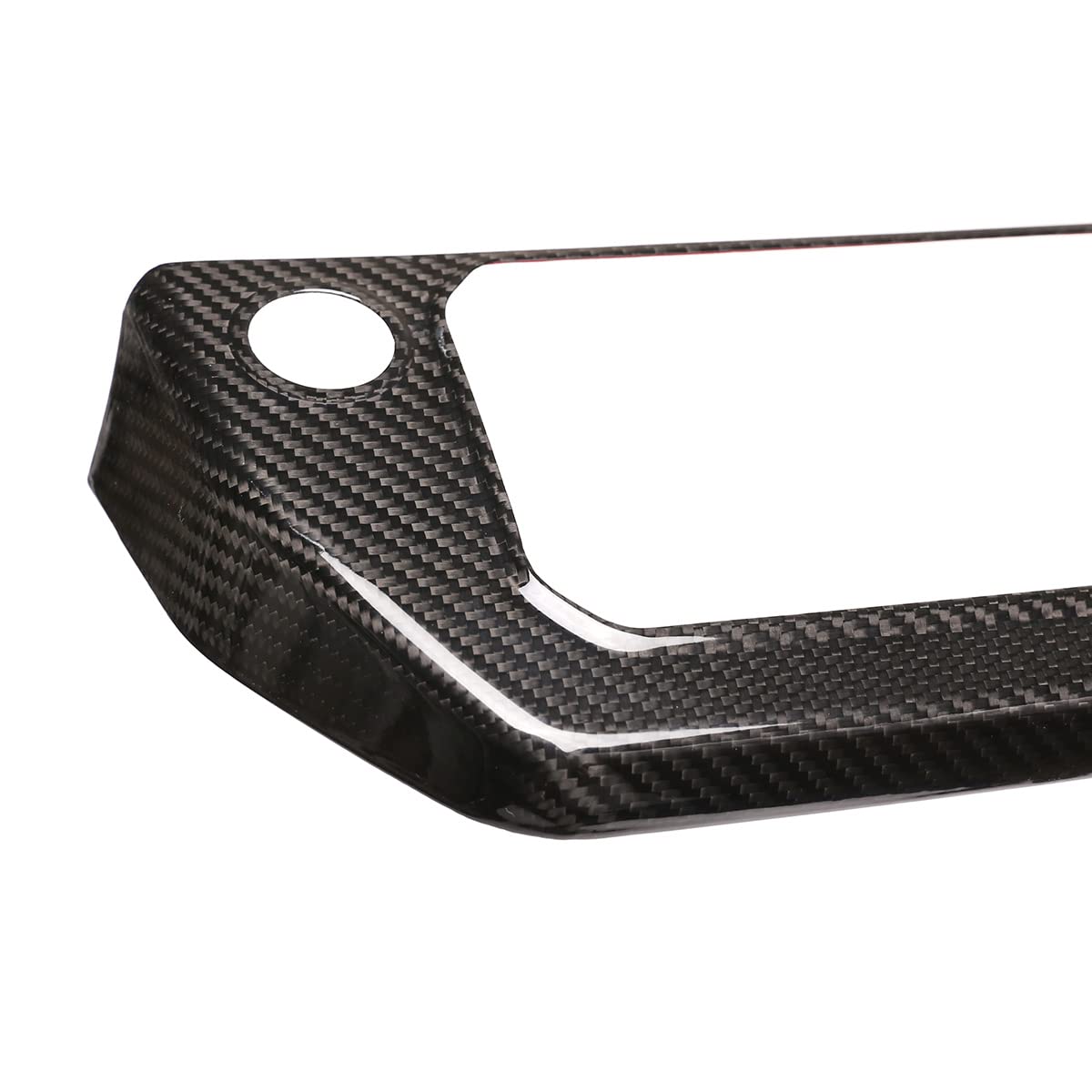 Land Rover Defender 110 2020-2021 Center AC Mode Button Frame Cover - Genuine Carbon Fiber Interior Trim | Upgrade Your Car's Dashboard Style for Off-Road Adventures & Luxury Driving Experience