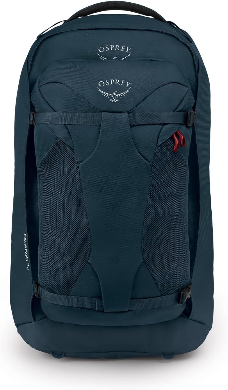 Osprey Farpoint 70L Travel Backpack - Lightweight Hiking Backpack for Men & Women - Perfect for Camping, Backpacking & International Travel