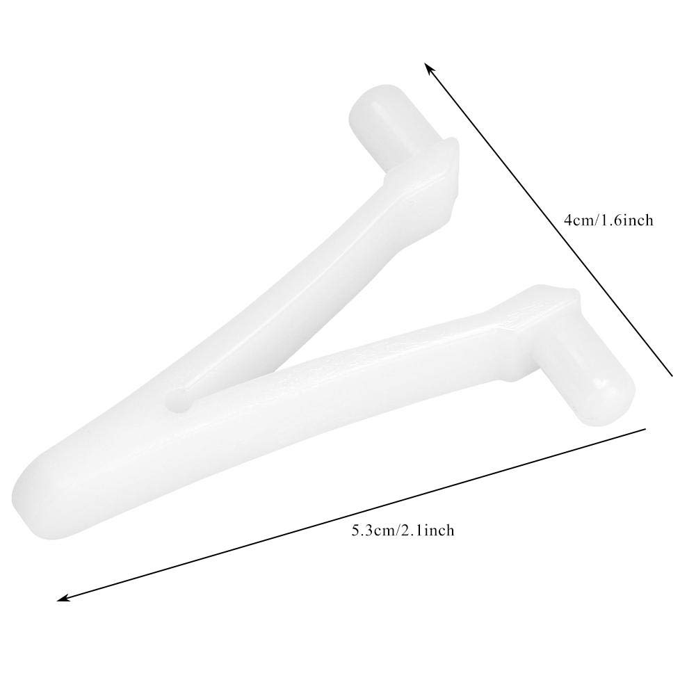 ATIE Butterfly Pool Clips - 6 Pack Heavy Duty Swimming Pool Accessories for Brush, Skimmer, Vacuum & Telescopic Pole | Secure Attachment Clips for Pool Cleaning Tools | Perfect for Inground & Above Ground Pools