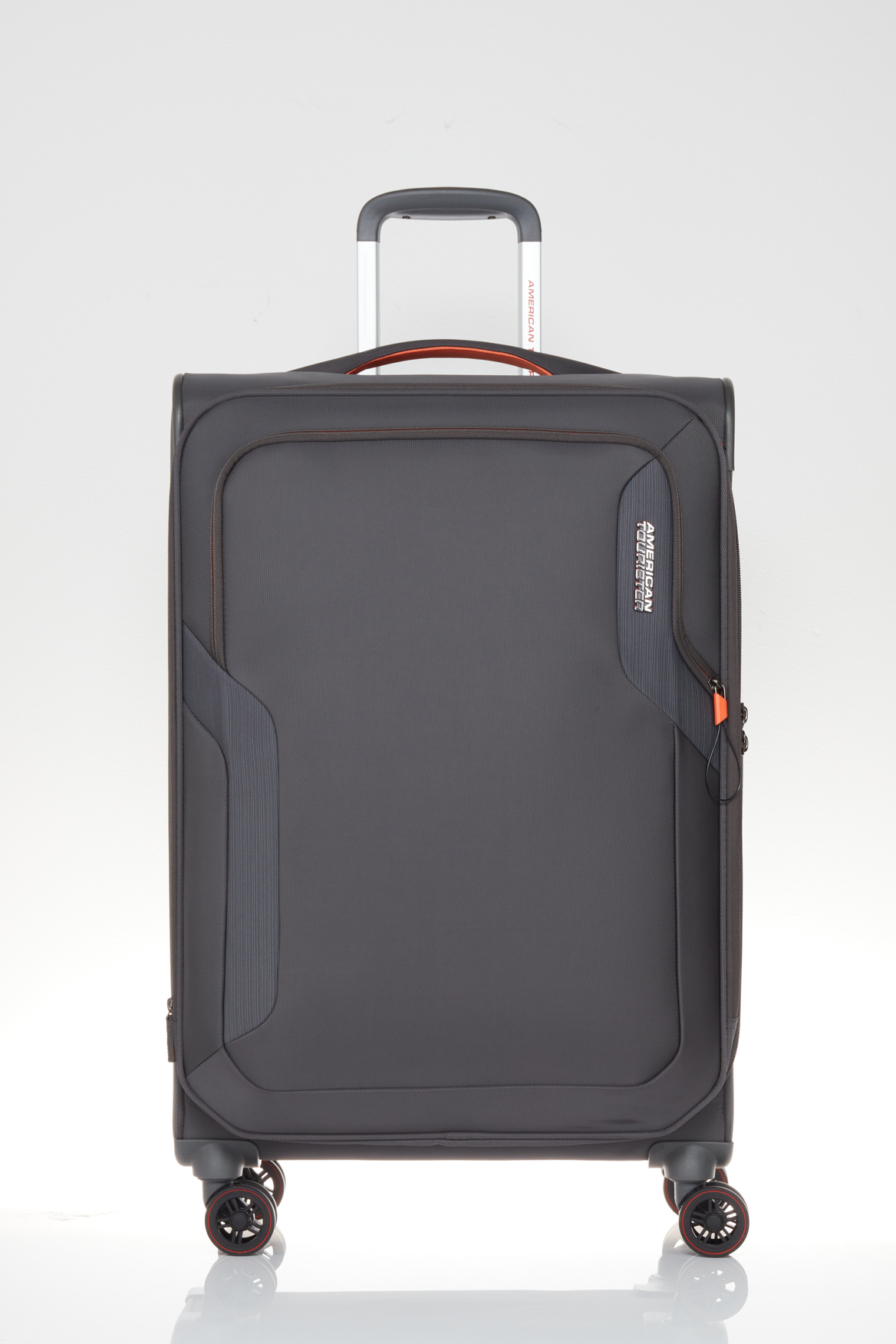 American Tourister Applite 5.0 72/28 Spinner Luggage - 28 Inch Expandable Hardshell Suitcase with 360° Wheels, Grey (Perfect for International Travel & Business Trips)