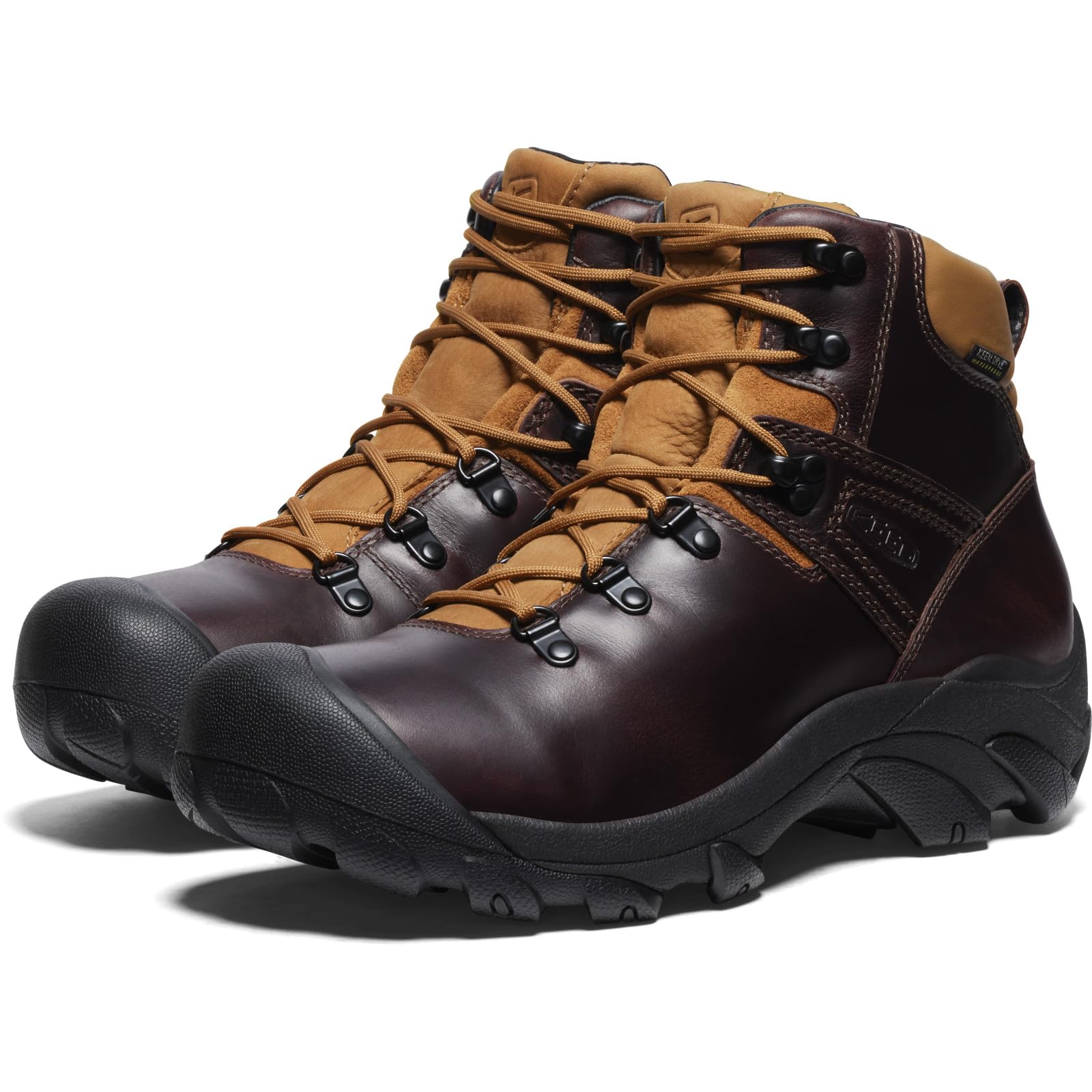 KEEN Women's Pyrenees Mid Height Waterproof Hiking Boots - Comfortable Outdoor Trekking Shoes for Women - Perfect for Hiking, Camping & Mountain Adventures
