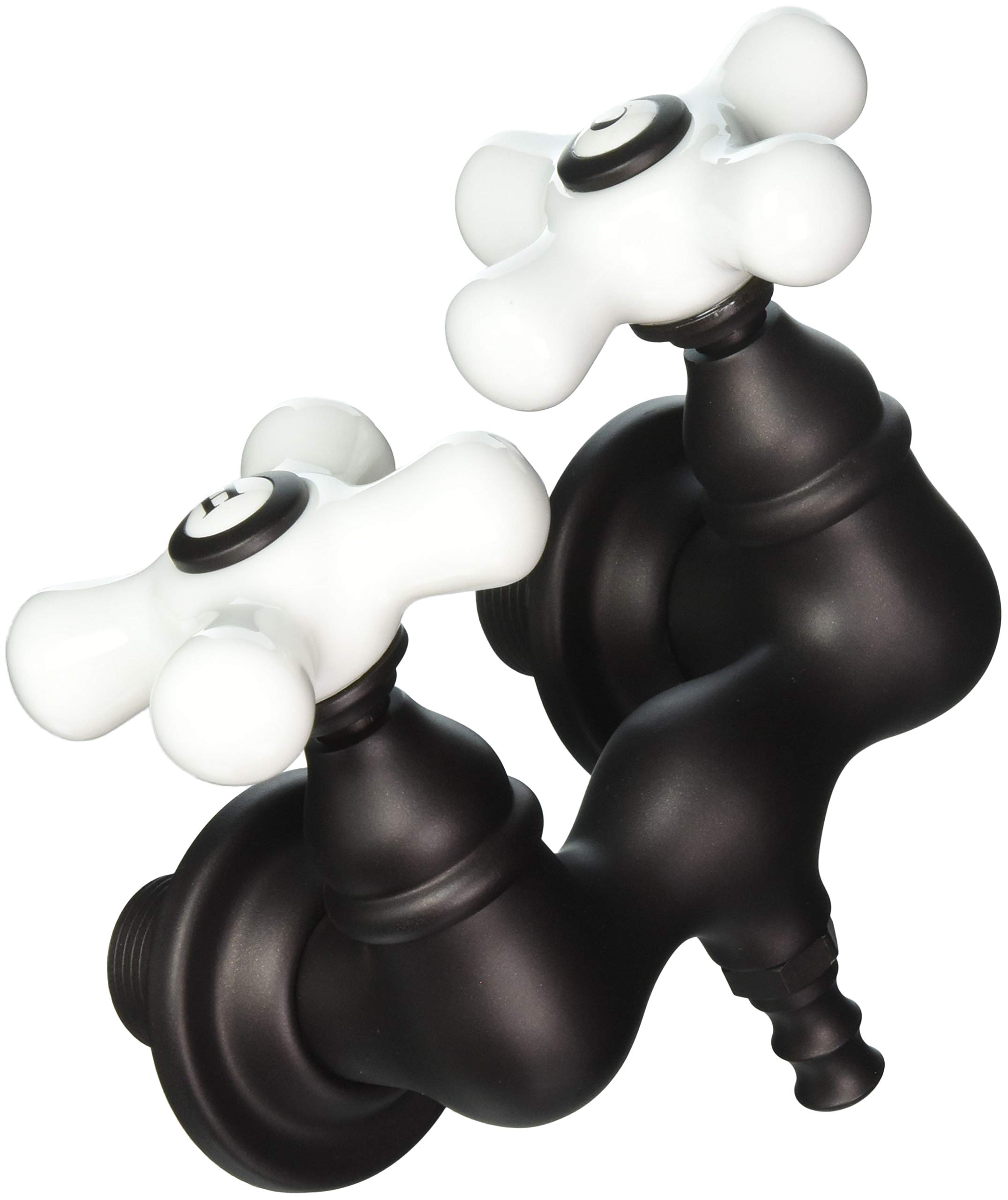 St. Louis Wall Mount Clawfoot Tub Faucet - Oil Rubbed Bronze Finish - 4-3/4