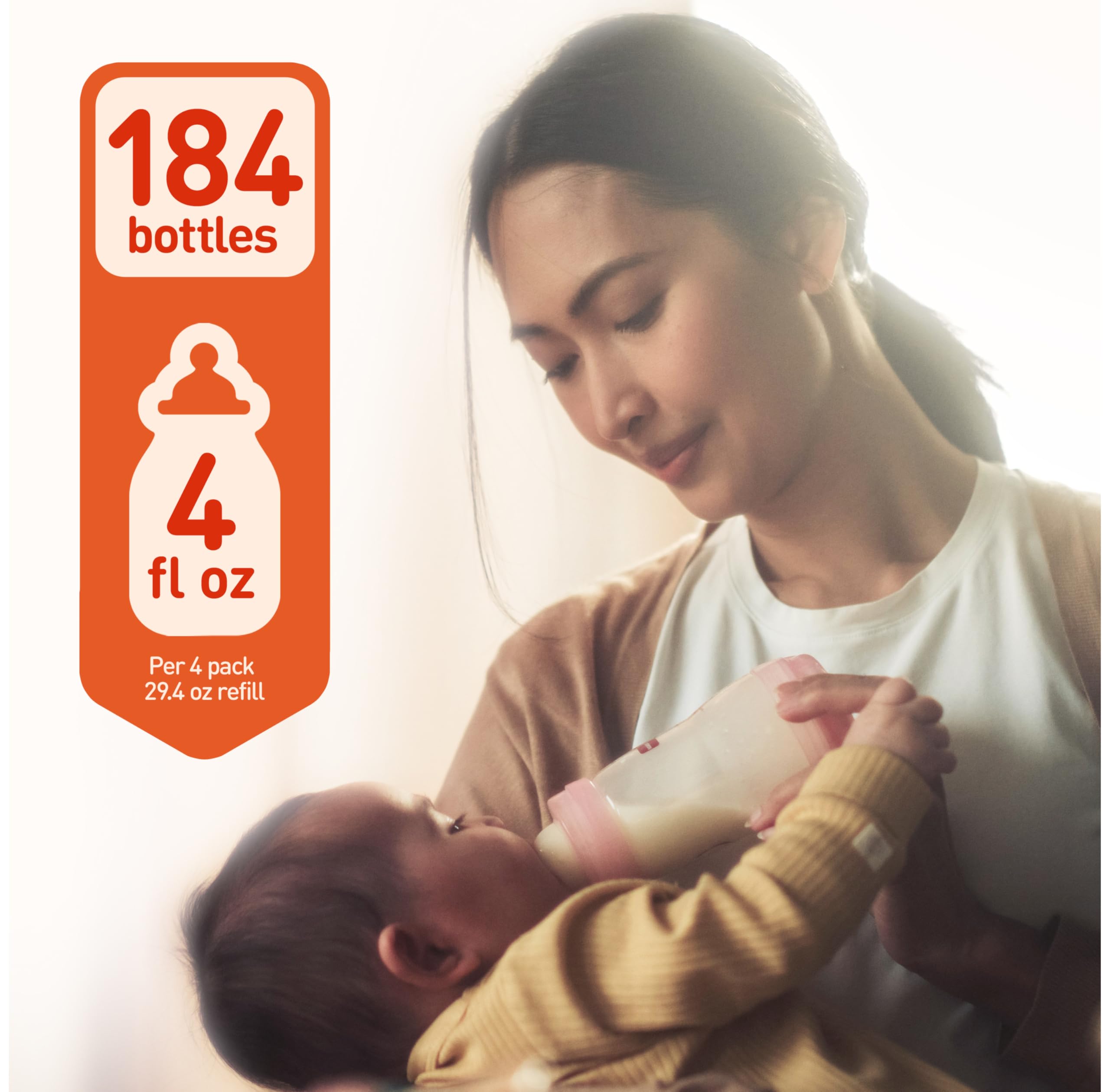 Enfamil Sensitive Baby Formula with DHA, Iron & Prebiotics - Lactose Sensitivity Infant Powder for Brain & Immune Support - Non-GMO, Breast Milk Inspired - 117.6 Oz Refill Box - Ideal for Newborns & Infants with Digestive Sensitivity