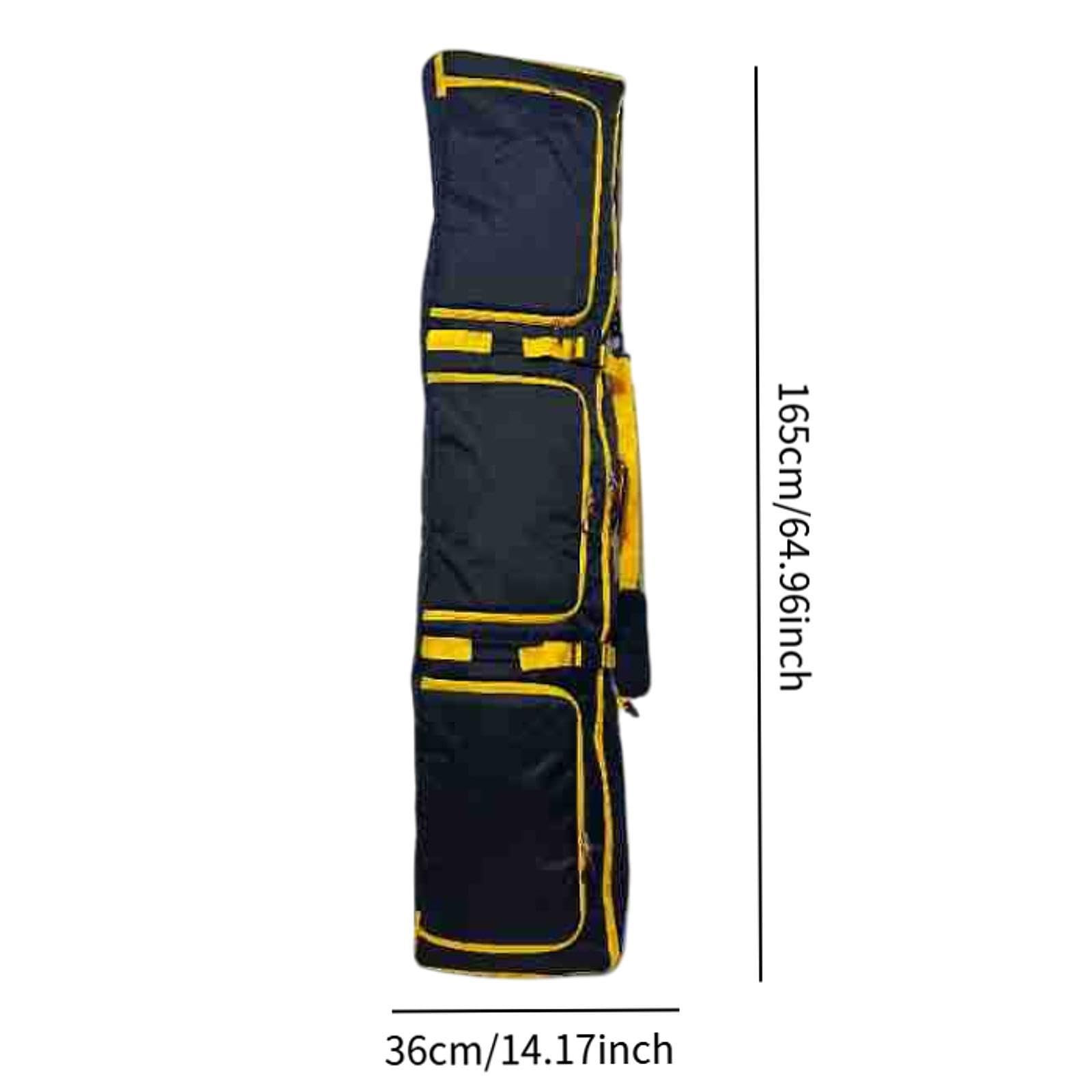 **Premium Wheeled Ski & Snowboard Bag for Adults - Heavy-Duty Protective Travel Case with Handle & Backpack Straps - Perfect for Air Travel, Mountain Trips & Snowboarding Gear Storage**