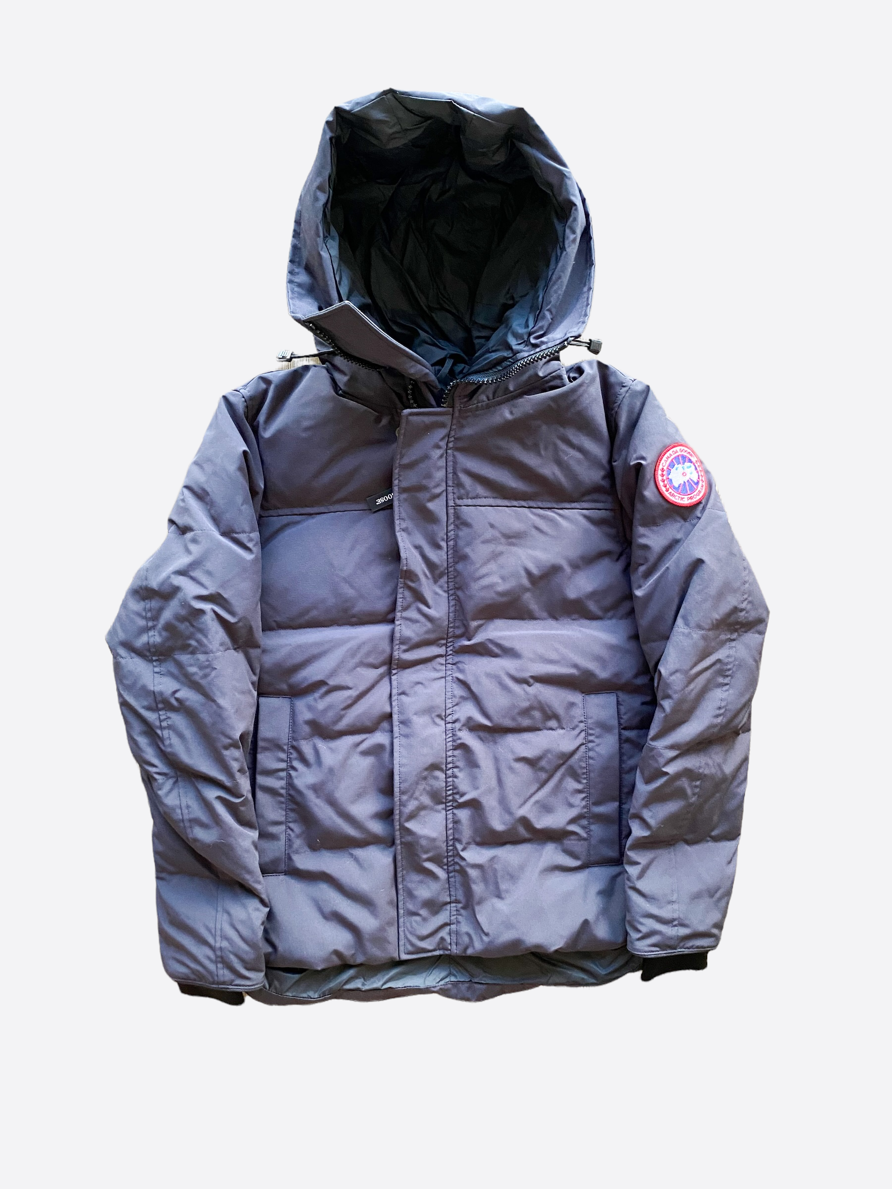 Canada Goose Navy Macmillan Men's Winter Jacket - Waterproof Windproof Parka for Extreme Cold Weather - Perfect for Snowboarding, Skiing & Outdoor Adventures