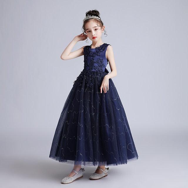 Elegant Sleeveless Flower Girl Dress for Weddings & Special Occasions - Perfect for Bridal Showers, Birthday Parties & Formal Events