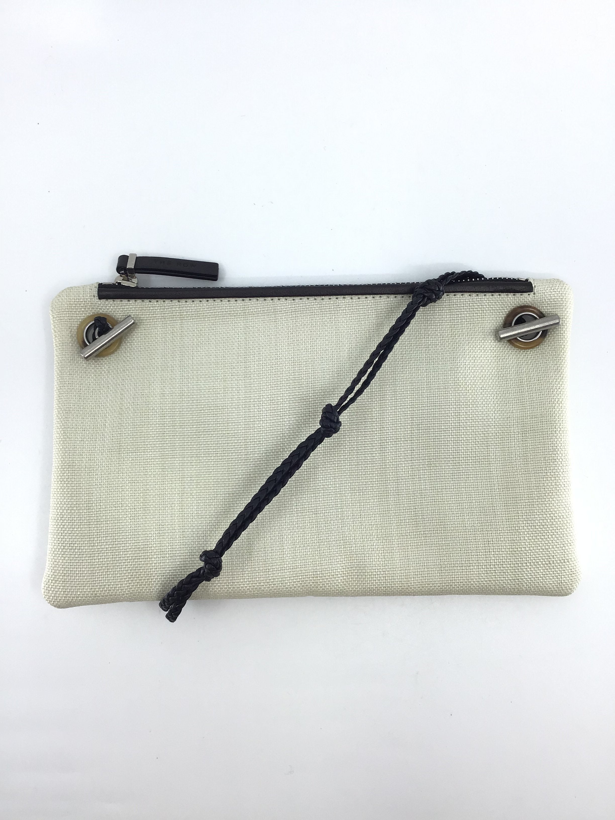 The Row Mini Coated Canvas Shoulder Bag with Removable Knotted Leather Strap | Stylish Crossbody Purse for Women | Perfect for Work, Travel & Everyday Use