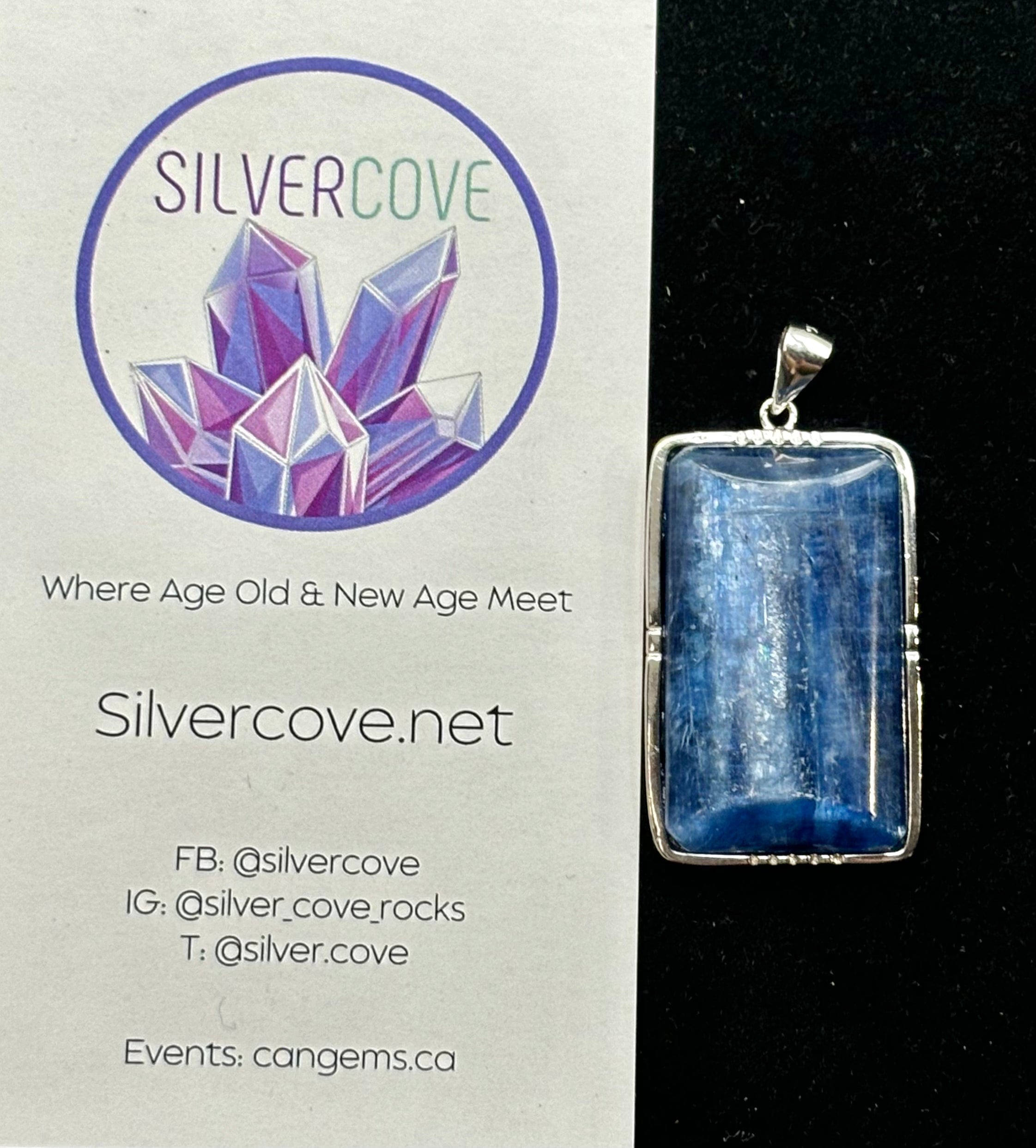 Natural Blue Kyanite Pendant Necklace - Healing Crystal Jewelry for Chakra Balancing & Spiritual Protection | Perfect for Meditation, Energy Work & Everyday Wear