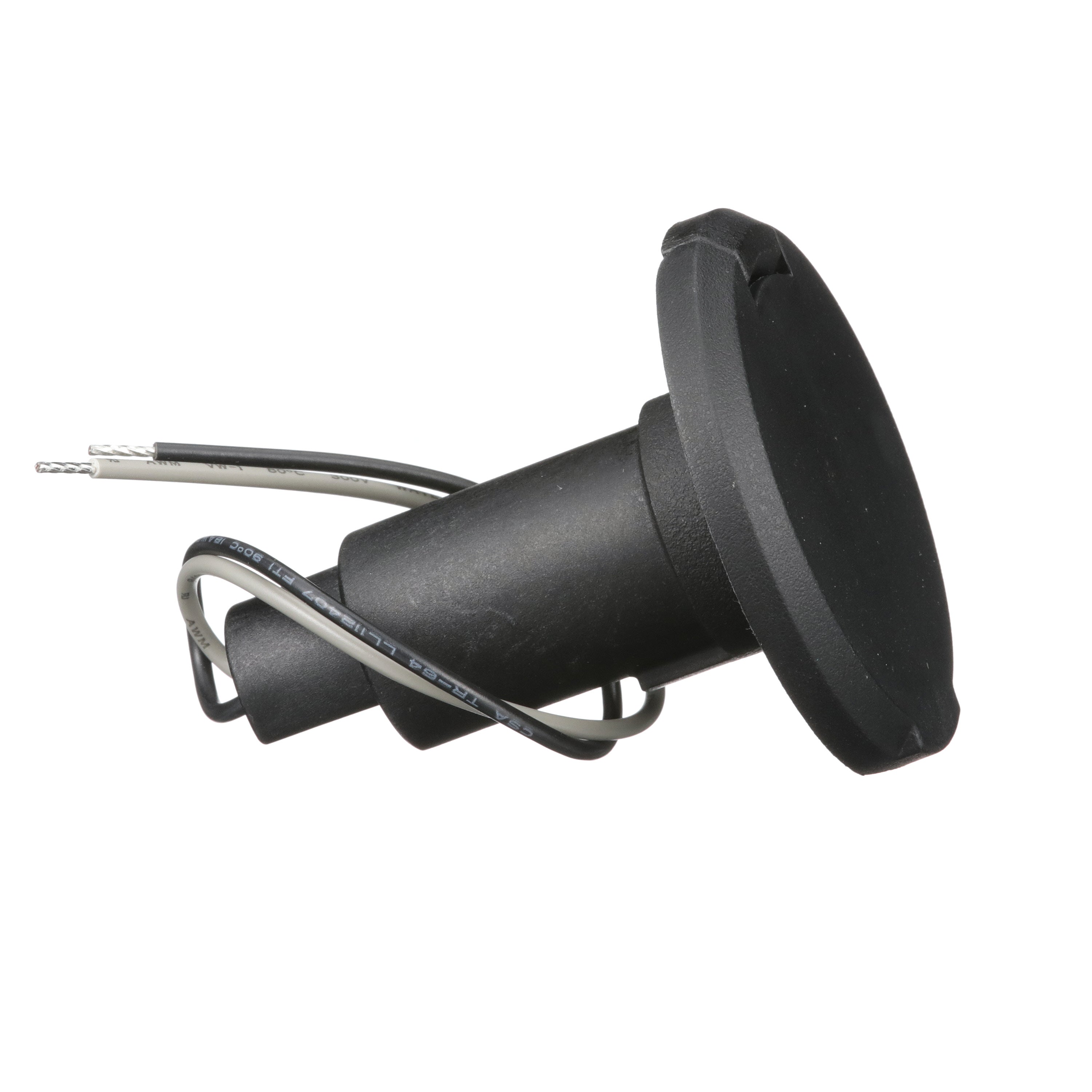 Attwood LightArmor 2-Pin Black Boat Drain Plug - Marine & Boating Accessories for Watercraft Drainage System
