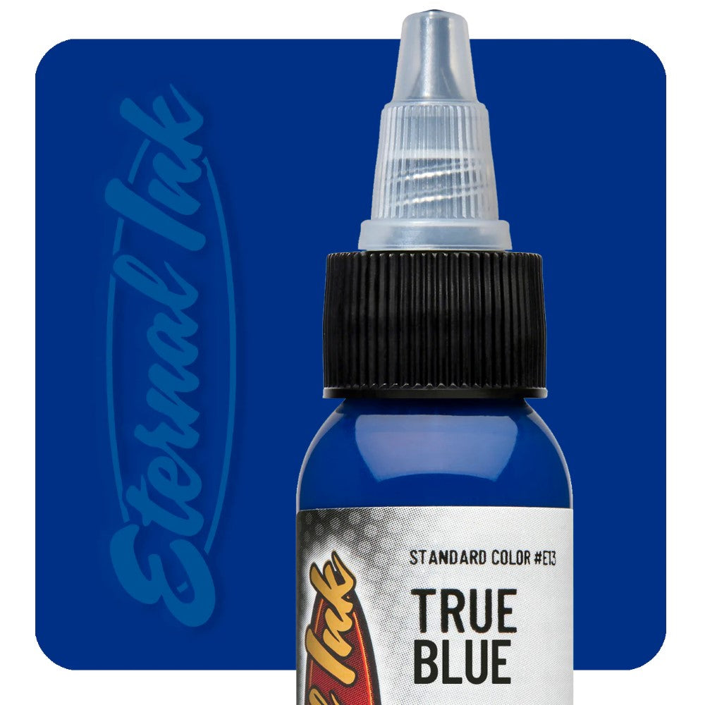 Eternal Ink True Blue - Premium Permanent Ink for Tattoos & Body Art - Ideal for Professional Tattoo Artists & DIY Enthusiasts