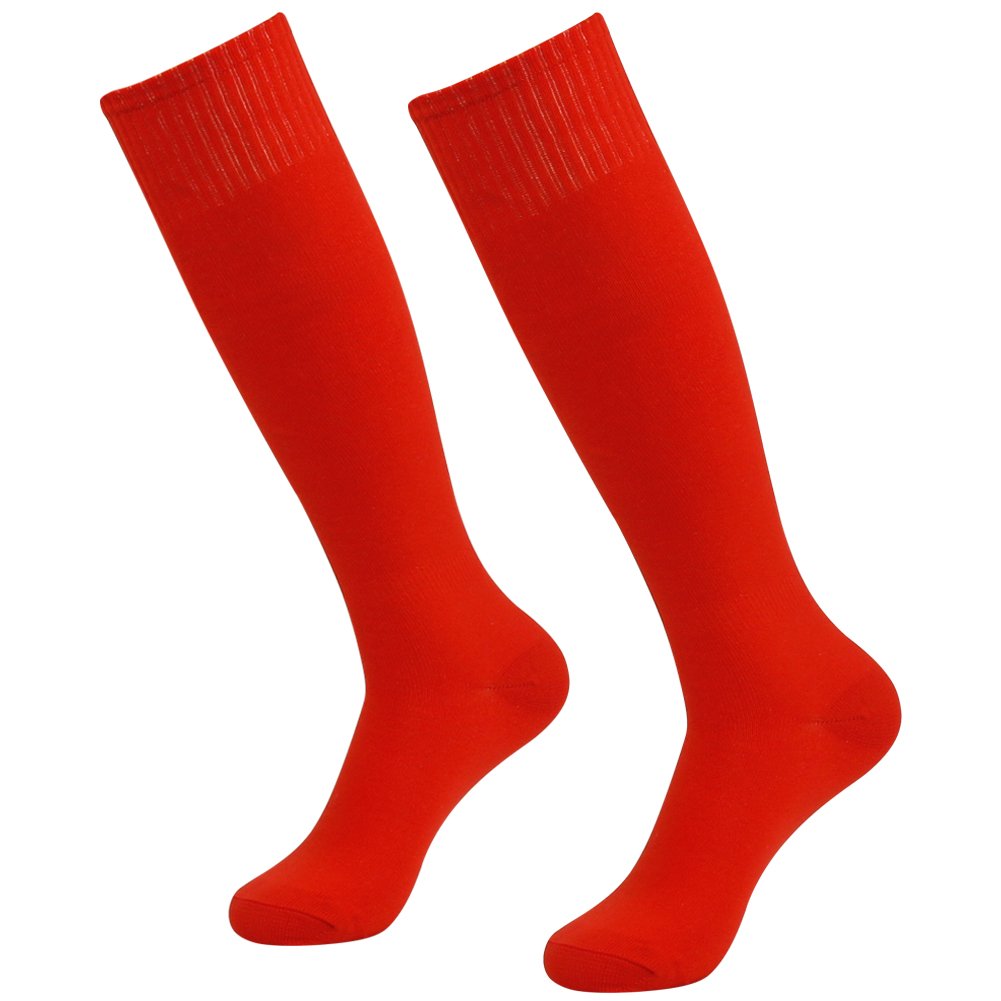 Unisex Knee High Compression Sports Socks - 2-10 Pairs for Soccer, Baseball, Softball & Football | Breathable Performance Tube Socks for Athletes | Perfect for Training, Games & Outdoor Activities