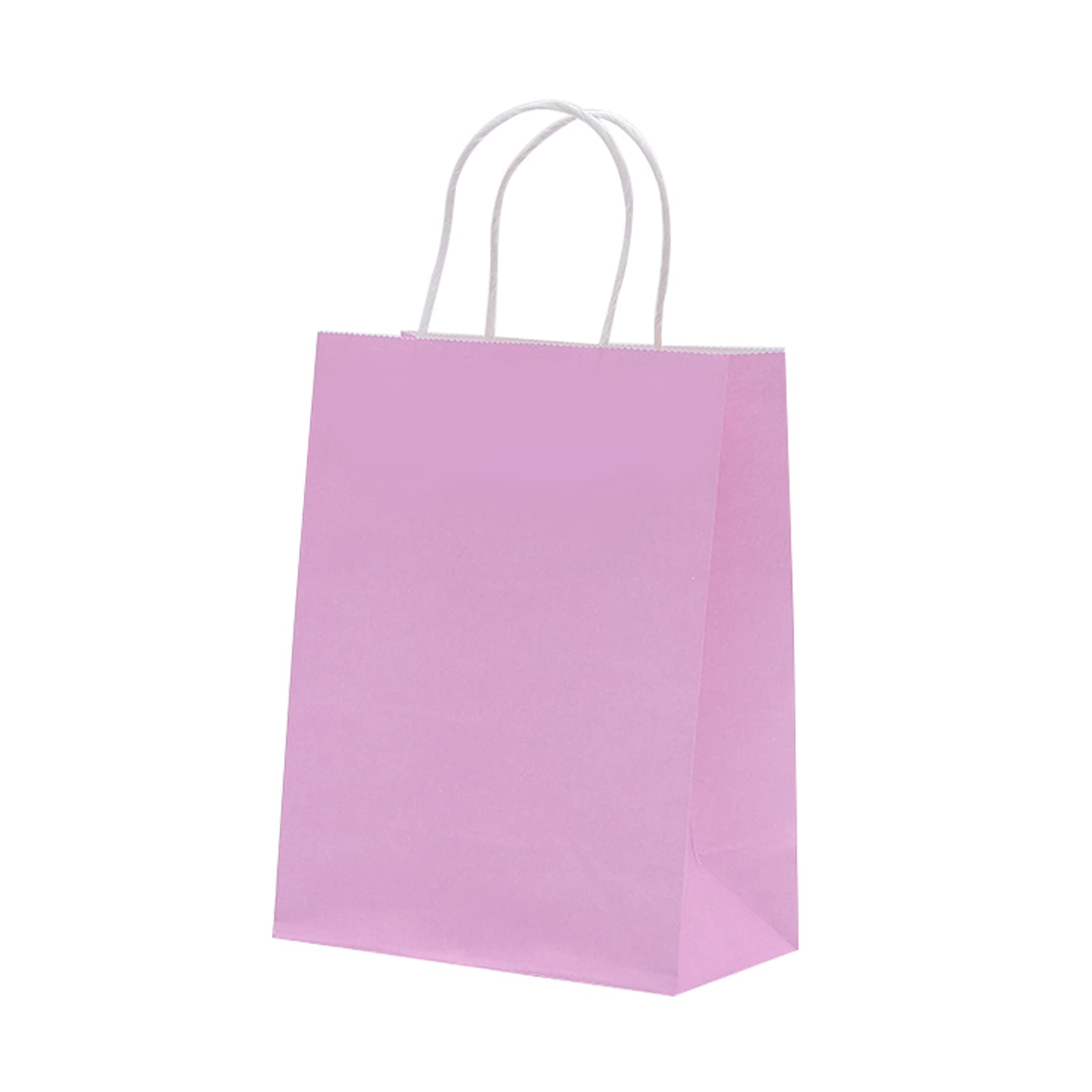50 Pcs Kraft Paper Bags with Handles - Eco-Friendly Brown Shopping Bags for Retail Stores, Gift Packaging, Takeout & Parties (8x4x11 Inches) | Perfect for Restaurants, Grocery Stores, Holiday Boutiques & Kids Birthday Events