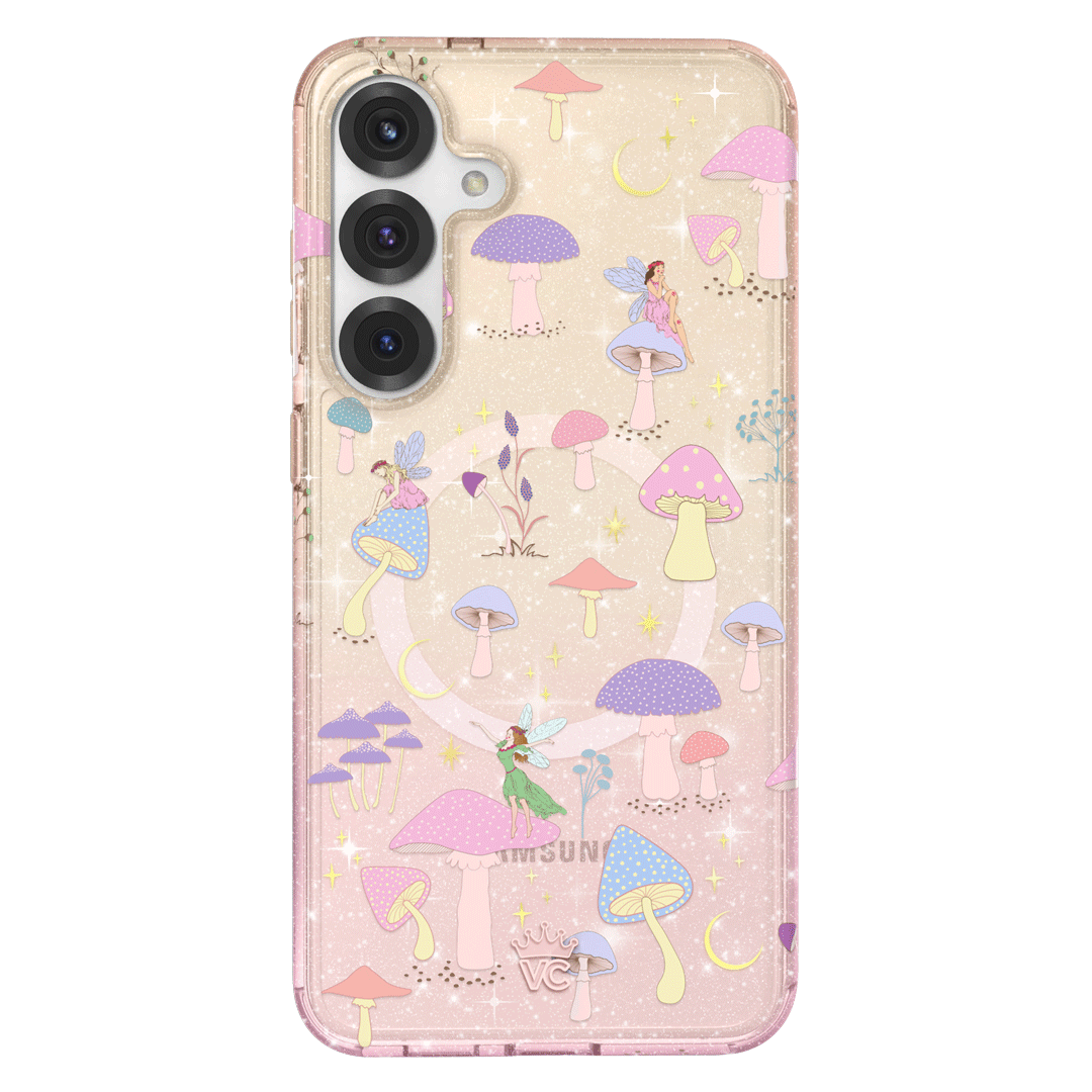 Enchanted Mushrooms Samsung Phone Case - Protective Cover for Samsung Galaxy Series | Perfect for Nature Lovers & Fantasy Fans