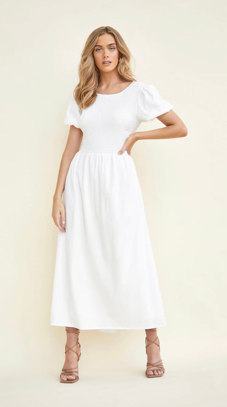 Elegant Lace-Up Back Midi Dress for Women - Perfect for Parties, Weddings & Special Occasions