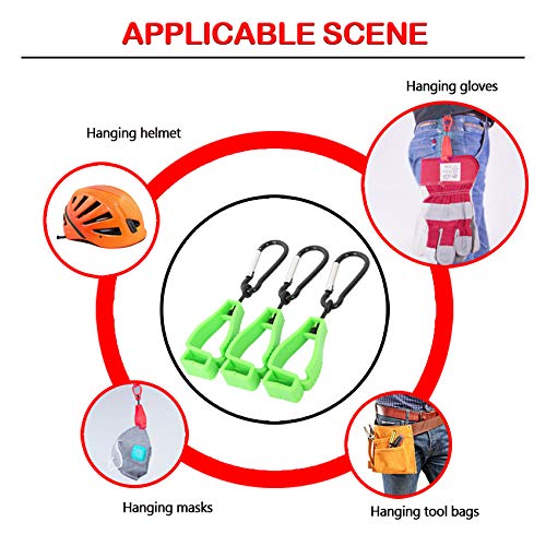 4-Pack Heavy Duty Glove Clips for Work & Construction - Secure Glove Holders for Safety Gear Organization - Perfect for Job Sites, Workshops & Outdoor Activities