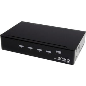 4 Port High Speed HDMI Video Splitter with Audio Support - Ultra HD 4K 60Hz HDR for Home Theater, Gaming & Multi-Screen Setup