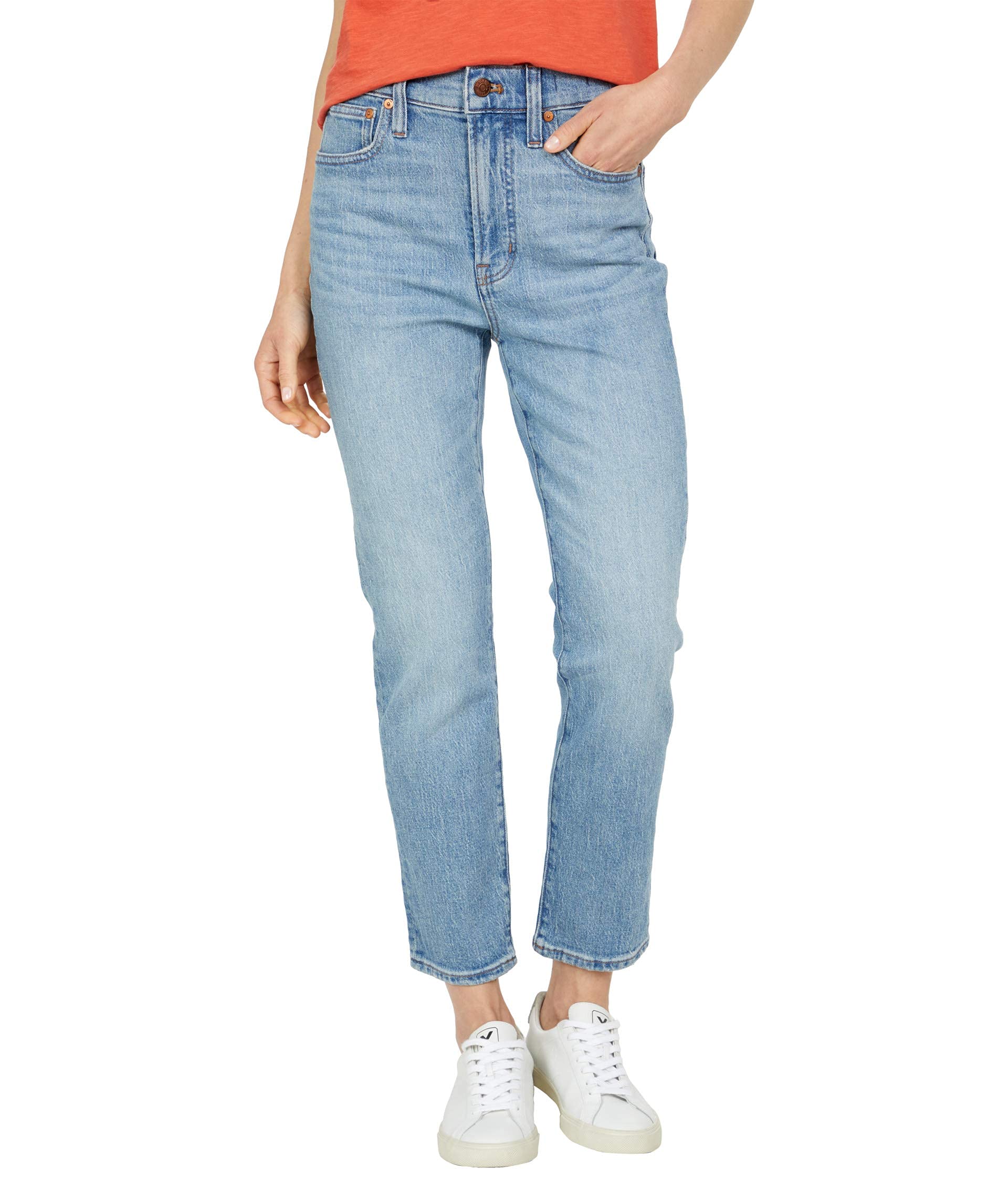 Madewell The Perfect Vintage Jeans for Women - High Waist Straight Leg Denim Pants in Clymer Wash | Comfortable & Stylish for Everyday Wear, Date Night & Casual Outfits