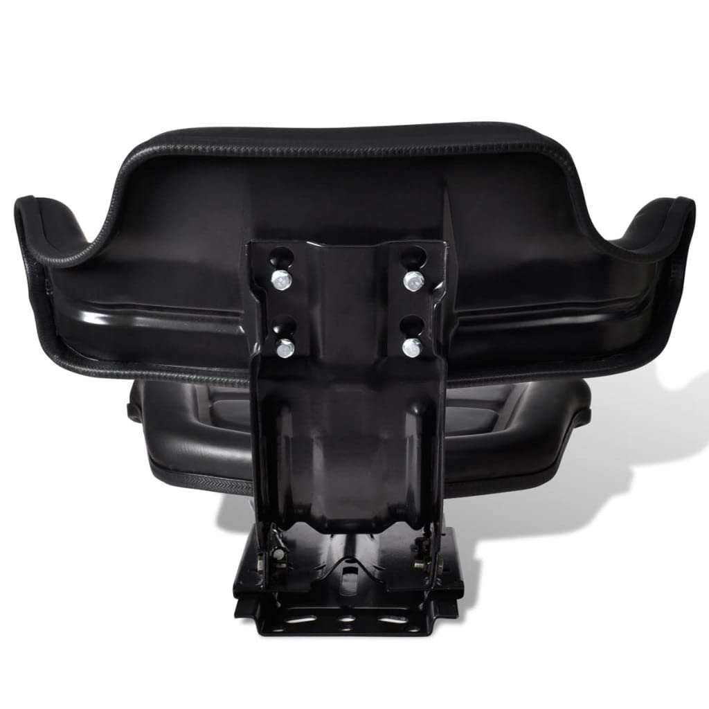Heavy Duty Tractor Seat with Backrest - Black 10.75g - Ergonomic Comfort for Farming, Construction & Outdoor Equipment - Durable & Weather-Resistant Design