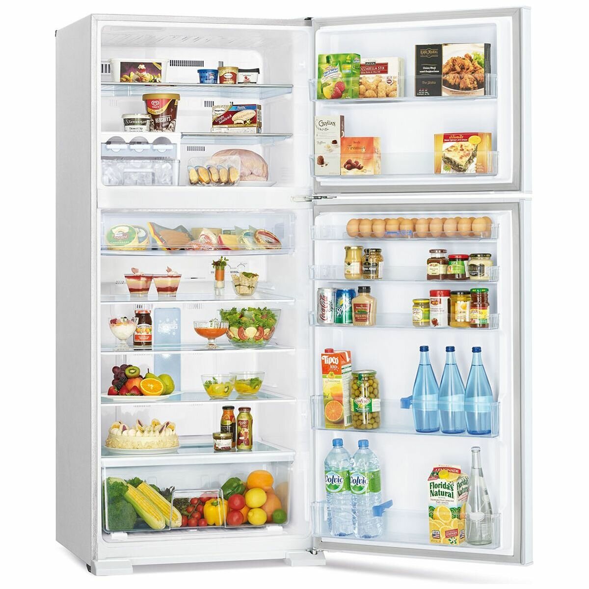 Mitsubishi Electric 505L Top Mount Refrigerator MR 505ER W A - Energy Efficient Large Capacity Fridge for Home, Kitchen & Restaurant Use