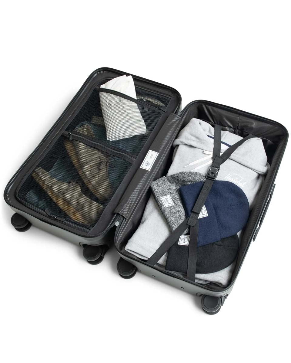 Herschel Heritage Hardshell Medium Luggage - Ash Rose | Durable Carry-On Suitcase for Travel, Business Trips & Weekend Getaways