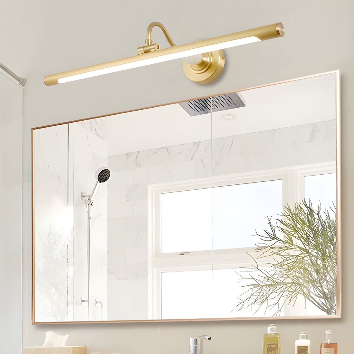 Archer Art Linear Wall Light - Modern LED Wall Sconce for Bedroom, Living Room & Hallway Lighting - Dimmable Indoor Wall Lamp with Warm White Light