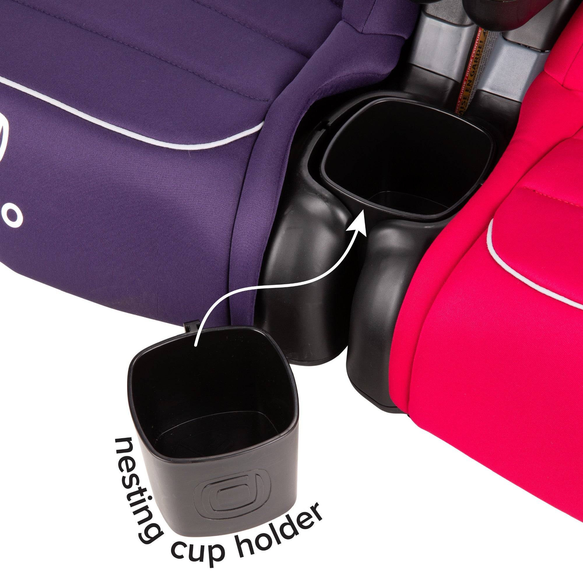 Diono Connect3 Backless Booster Car Seat for Kids - Pack of 2 | Lightweight & Portable | Ideal for Travel, School Carpool & Everyday Use