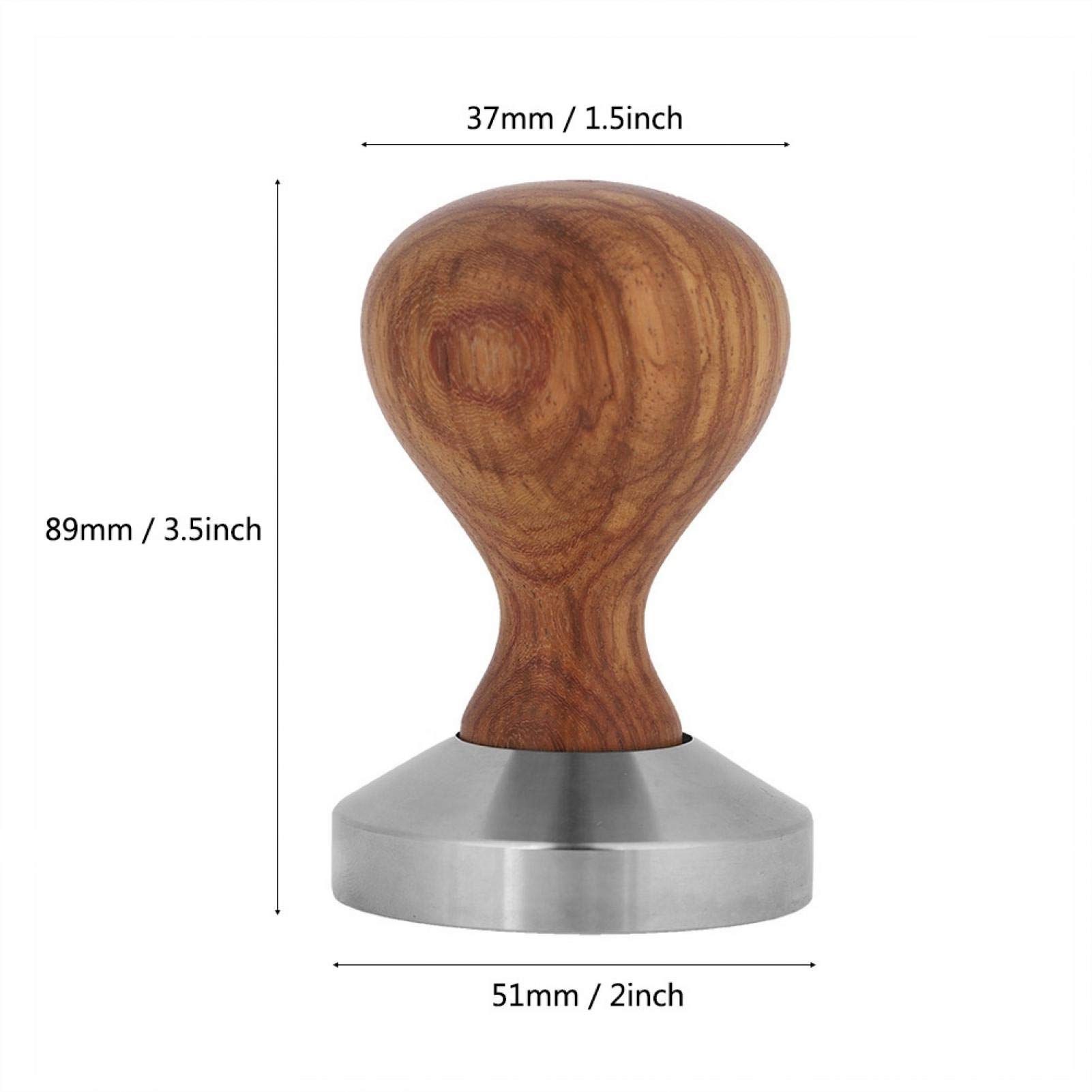 51mm Coffee Powder Press & Espresso Tamper - Professional Barista Tool for Consistent Brewing at Home or Cafe | Perfect for Espresso Machines, French Press & Moka Pots