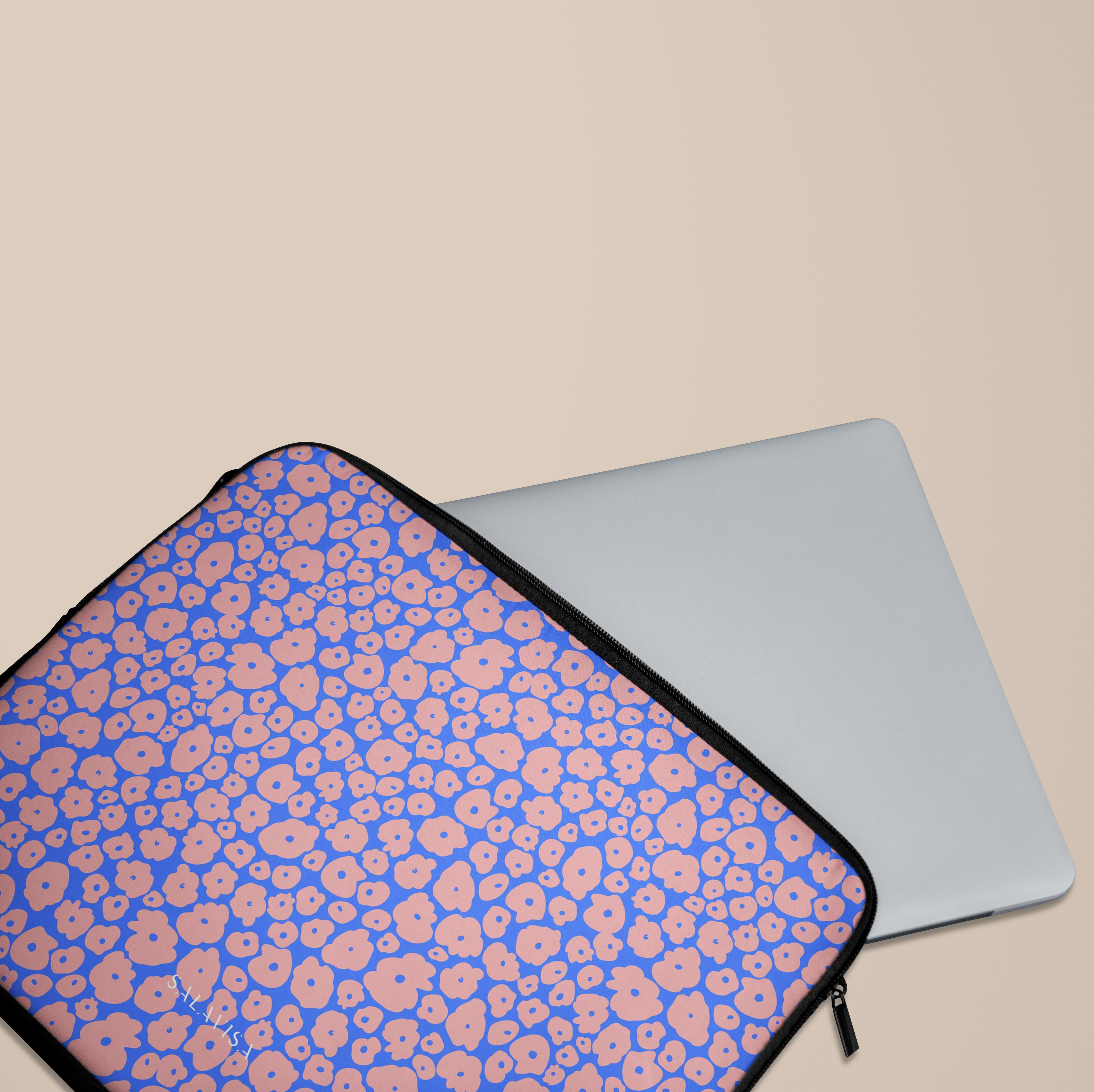 Puffy Spring Laptop Sleeve 13-15 Inch - Lightweight Protective Case for MacBook Air/Pro, Dell, HP - Waterproof & Shockproof Laptop Bag for Work, School, Travel & Commuting