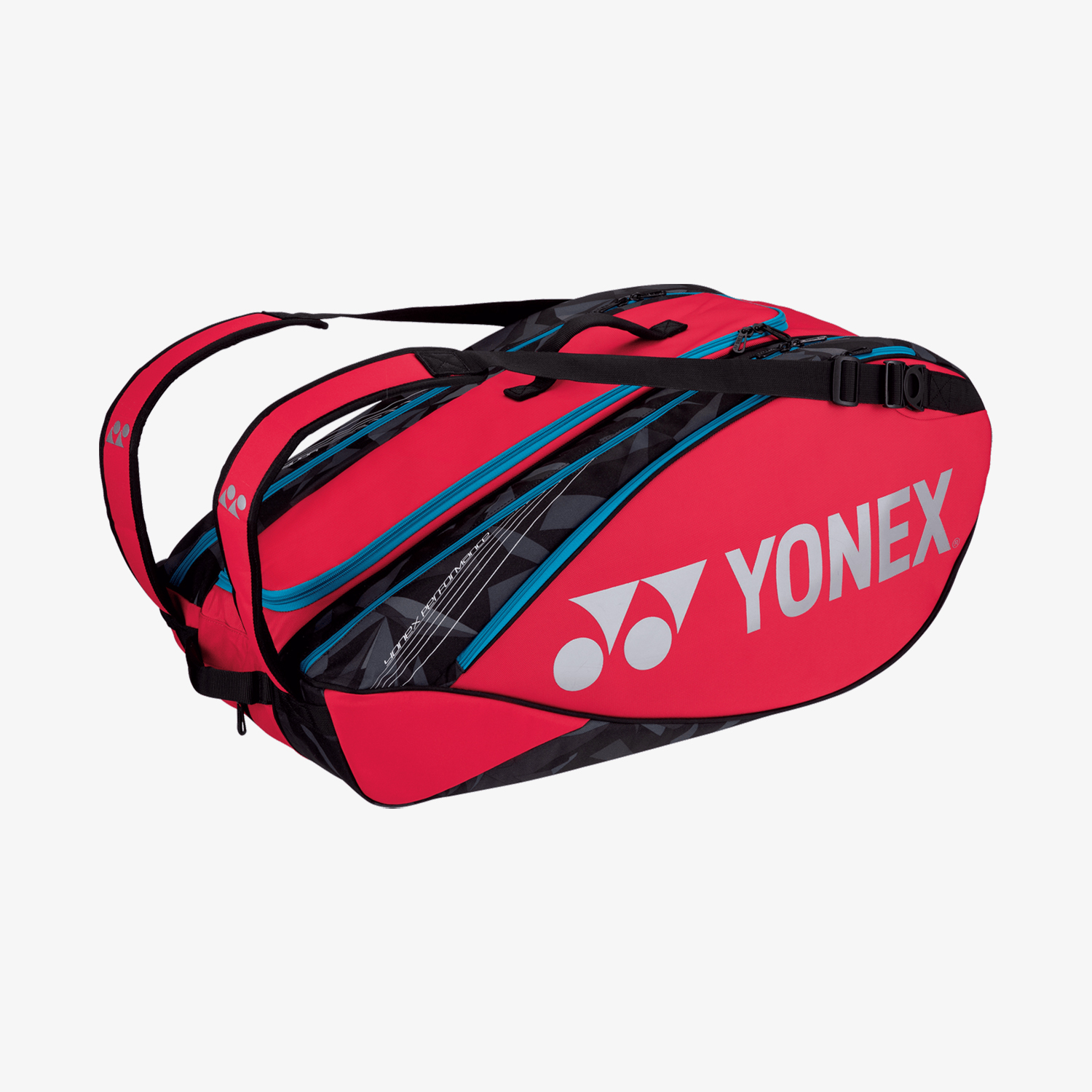 **Yonex 92229 Pro Badminton & Tennis Racket Bag (Tango Red, 9-Pack) – Durable Sports Gear for Tournaments & Training**