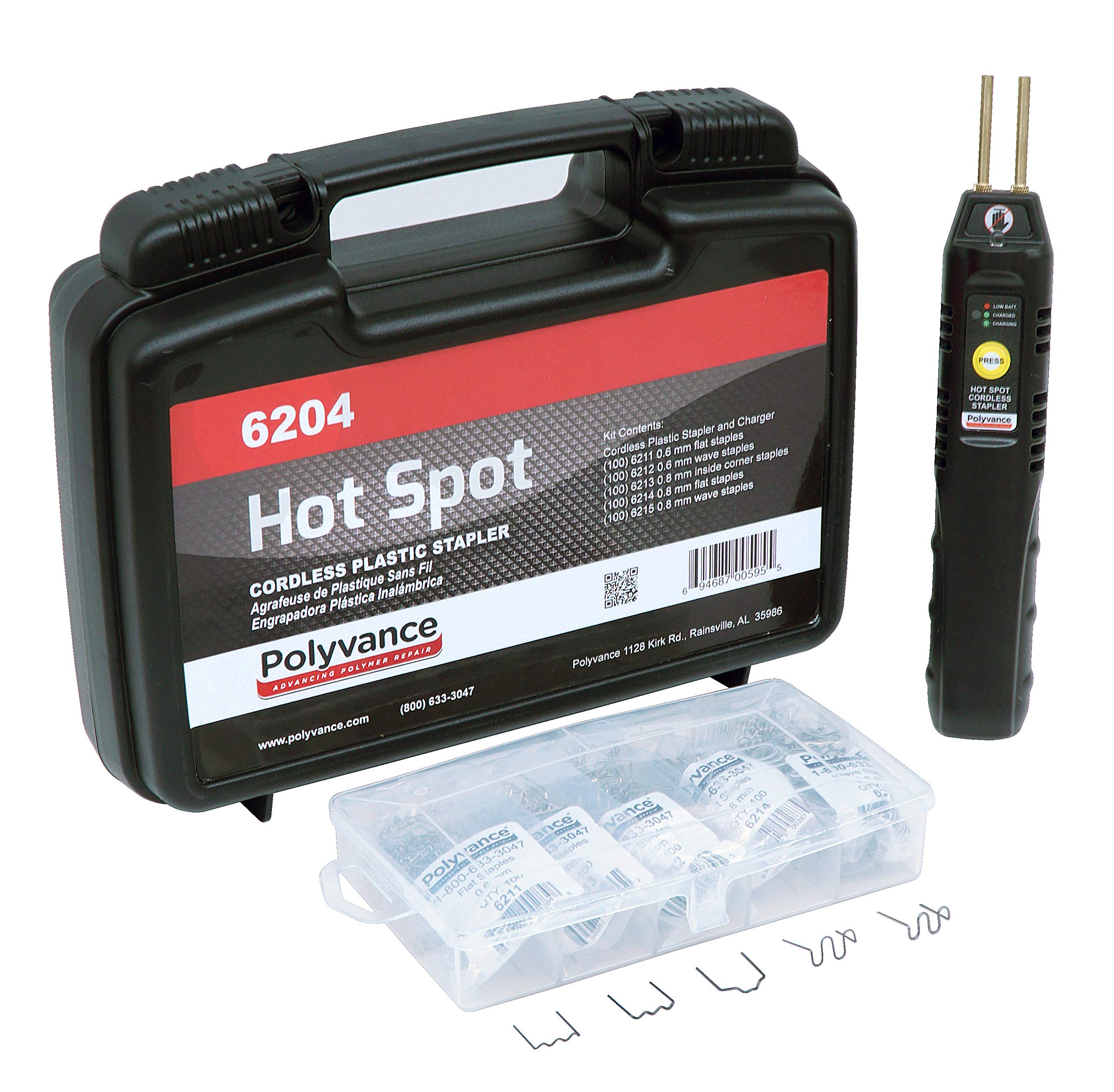 Hot Spot Cordless Hot Stapler - Electric Plastic Repair Tool for PVC, Vinyl, Pool Liners & Upholstery | Perfect for Home Repairs, DIY Projects & Professional Use