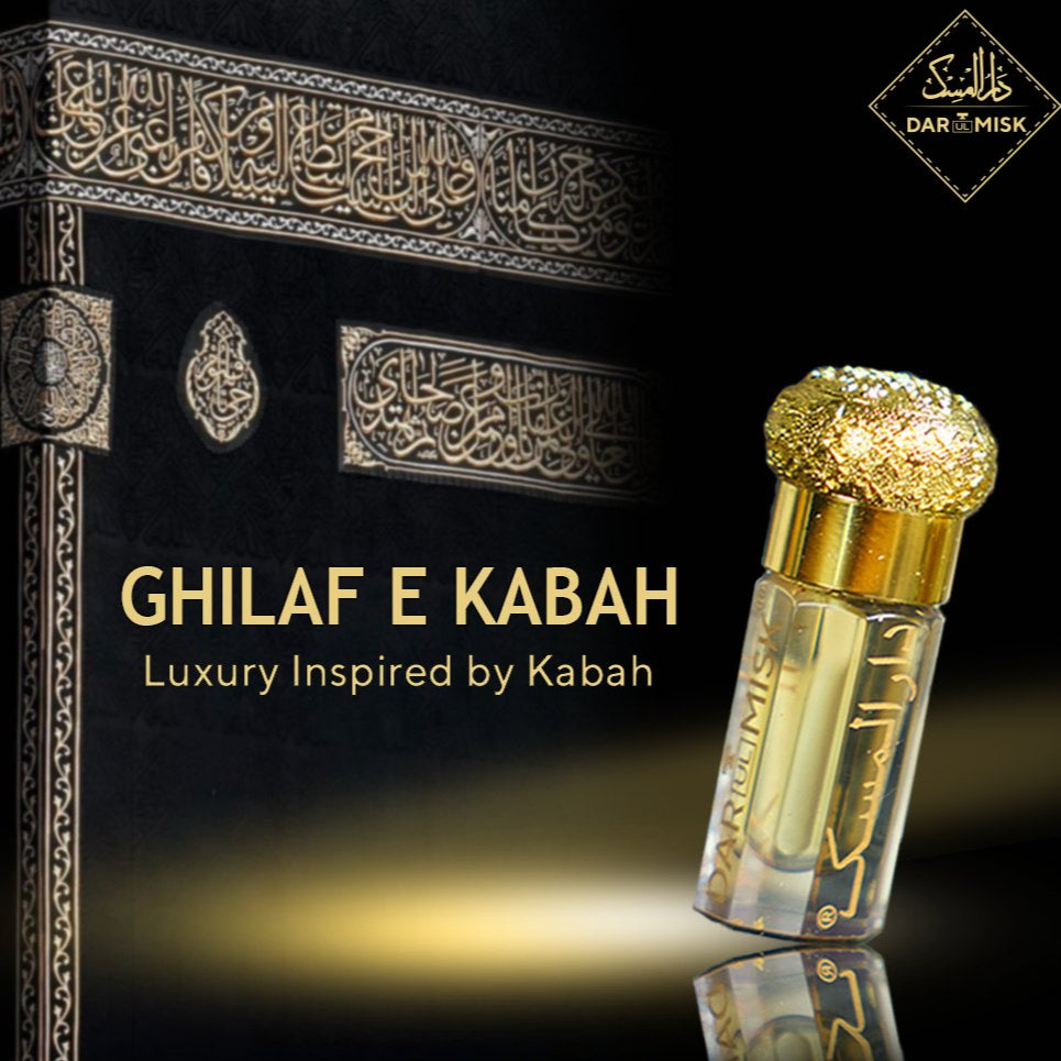 3ML Luxury GHILAF E KABAH Attar Perfume Oil - Premium Saudi Arabian Imported Fragrance for Spiritual Occasions & Daily Wear