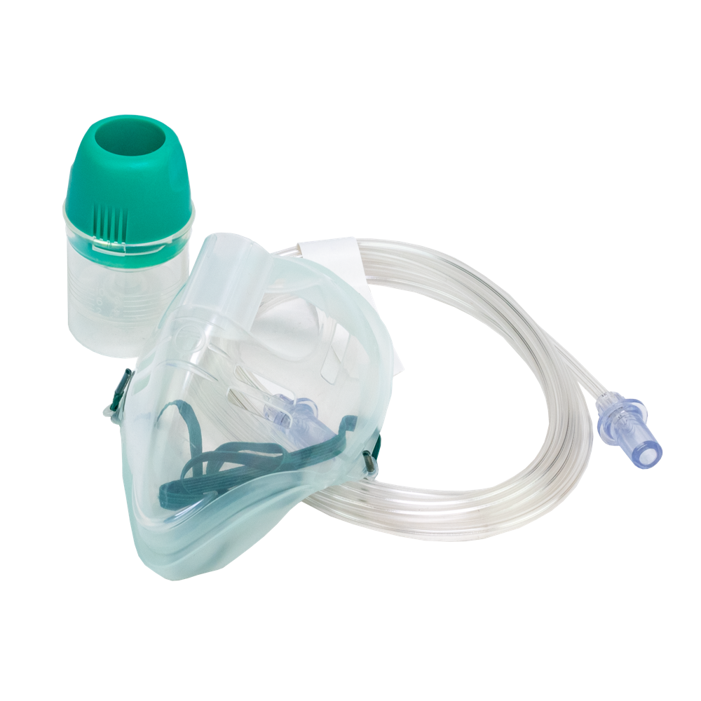 Adult Nebulizer Kit with Mask, Tube & Bowl - Medical Breathing Treatment for Asthma, COPD & Allergies - Perfect for Home & Travel Use