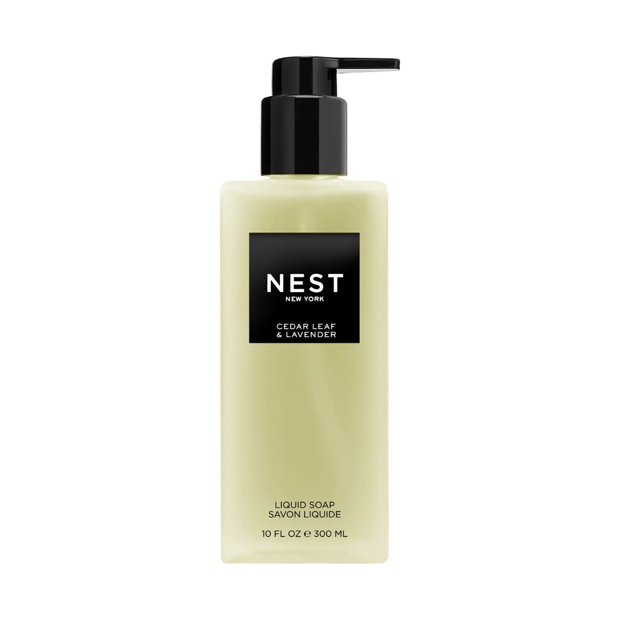 Natural Cedar Leaf & Lavender Liquid Hand Soap - Moisturizing & Antibacterial for Kitchen, Bathroom & Office Use
