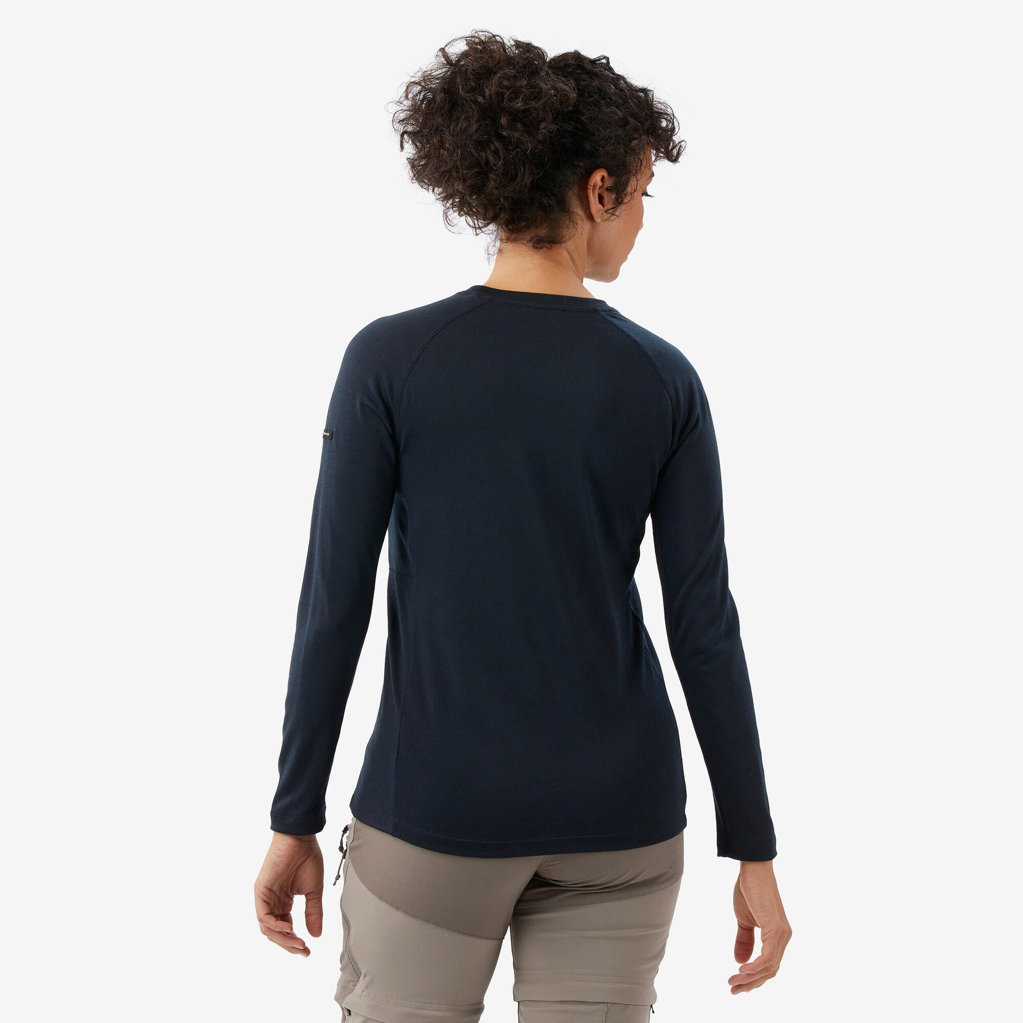 Simond Women's Merino Resist Long Sleeve T-Shirt - Soft Wool Base Layer for Hiking, Skiing & Outdoor Activities