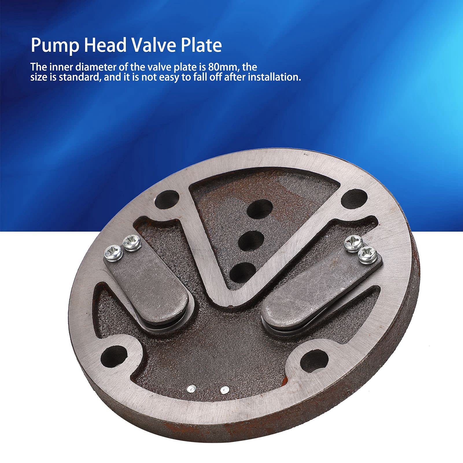 High-Quality Steel Pump Head Valve Plate - Durable & Reliable Replacement for Air Compressors | Perfect for Industrial Factories, Office Equipment & Electronic Components | Heavy-Duty Compressor Part for Professional Use