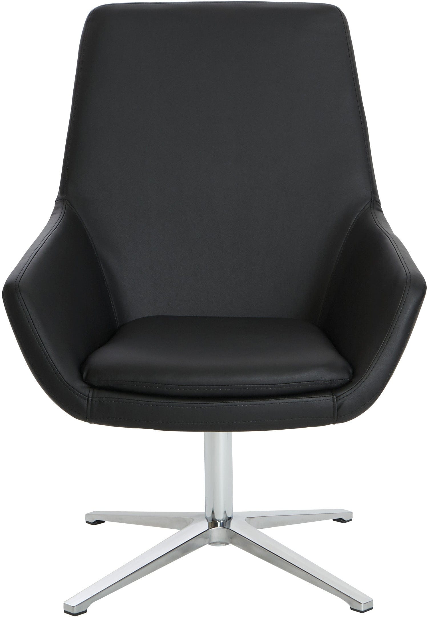 Office Star Modern Scoop Office Chair with Adjustable Height & Swivel Base [FL80228] - Ergonomic Desk Chair for Home Office & Workspace