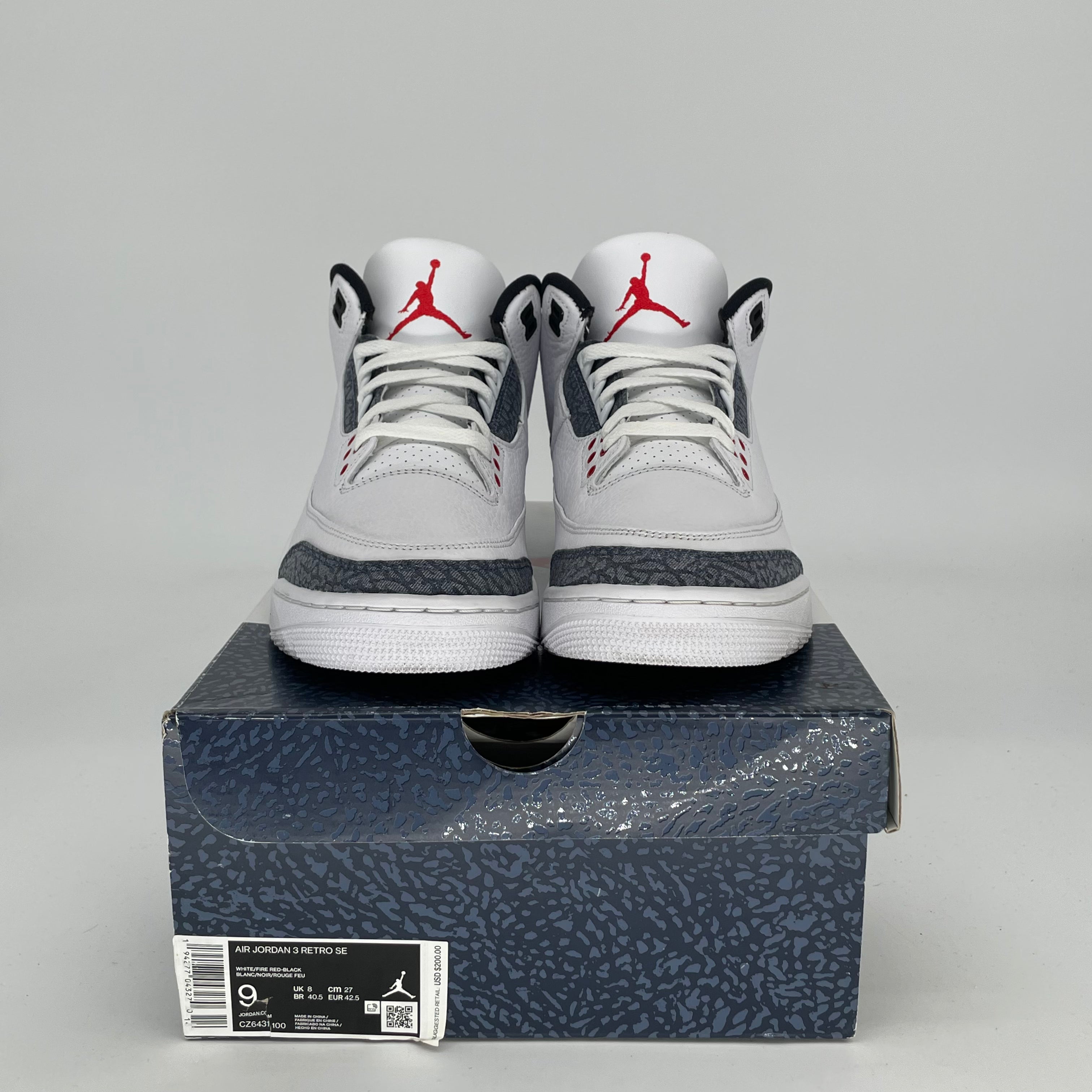 Authentic Air Jordan 3 Retro 