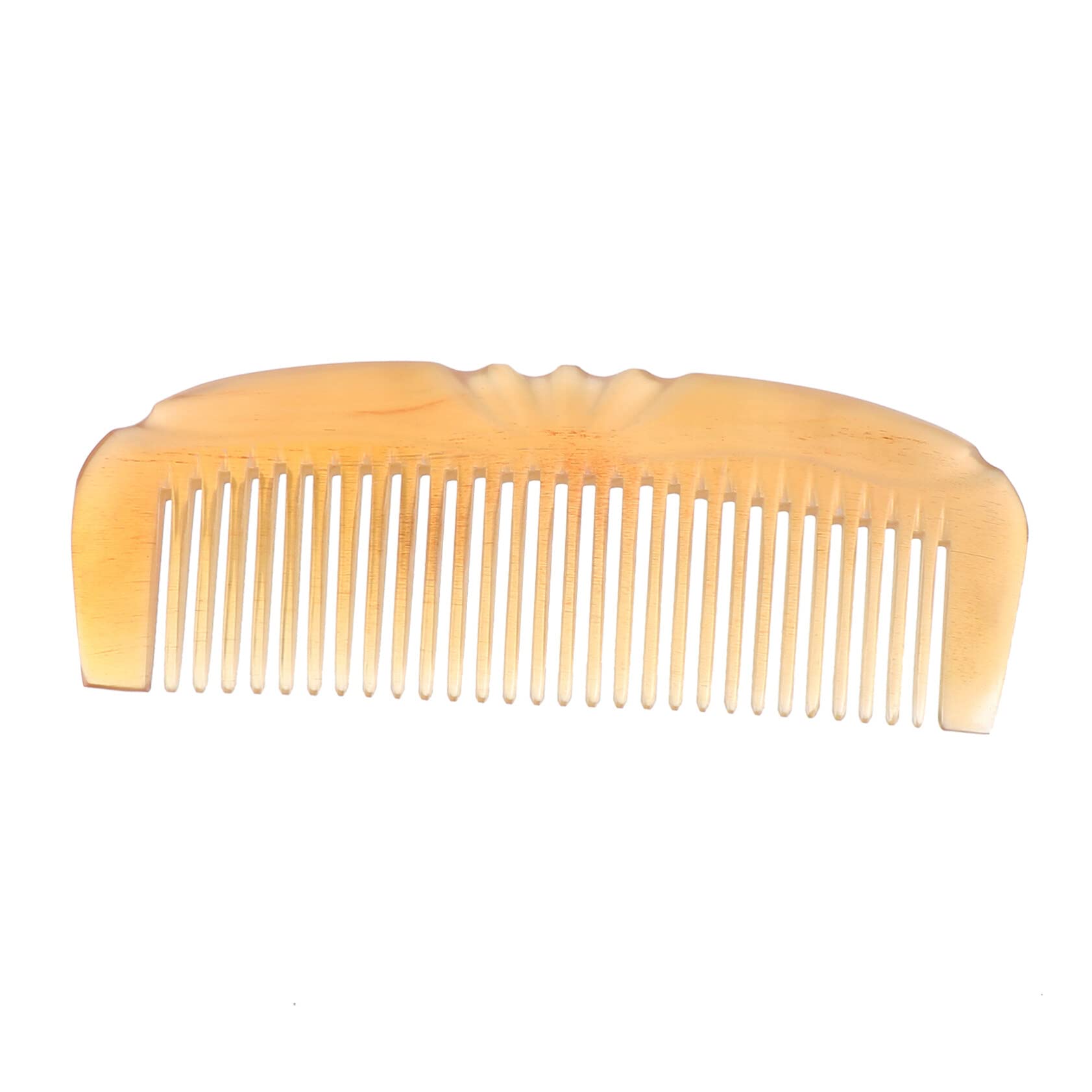 Healeved Sheep Horn Massager Comb - Anti-Static Hair Brush for Gentle Scalp Treatment & Smooth Detangling - Perfect for Daily Hair Care, Styling & Relaxation at Home or Salon