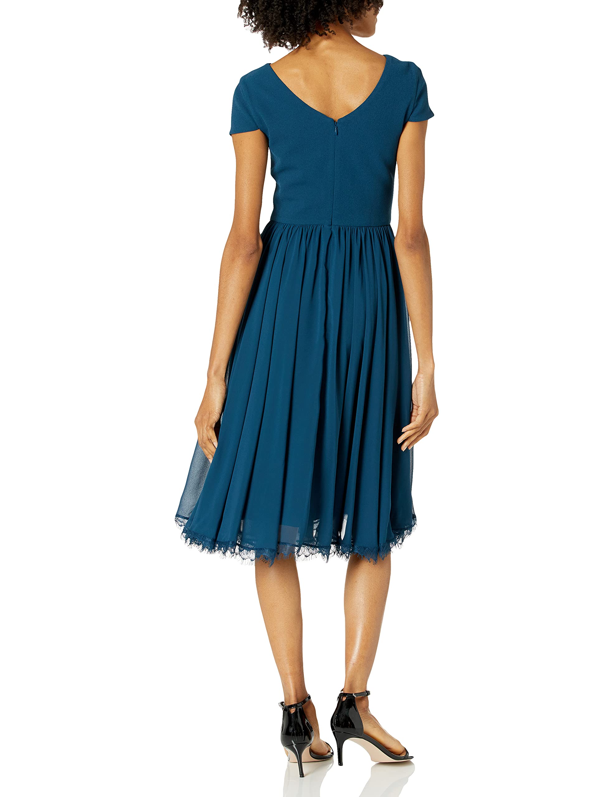 Dress the Population Women's Fernanda Mermaid Maxi Dress - Elegant Formal Gown for Weddings, Prom & Special Occasions